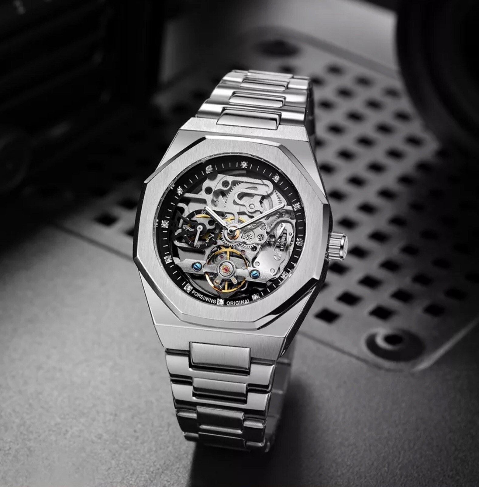 ⌚Men’s Watch Skeleton Mechanical Luminous Luxury Waterproof Sport Wristwatch NEW