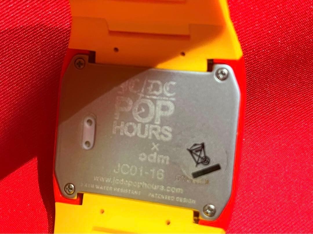 O.D.M JCDC POP HOURS Digital Watch Jean Charles de Castelbajac silicon band JPN