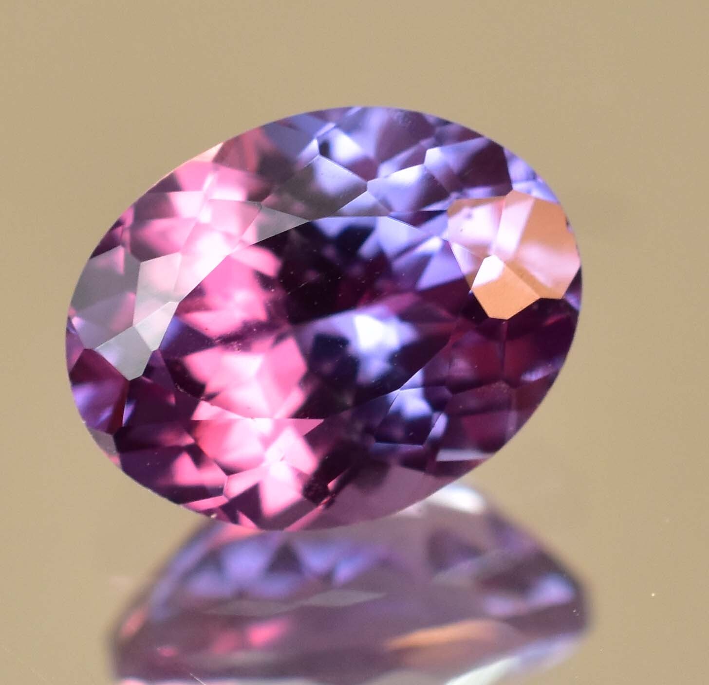 Flawless Natural Color Change Alexandrite 4.85 Ct Certified Loose Gemstone