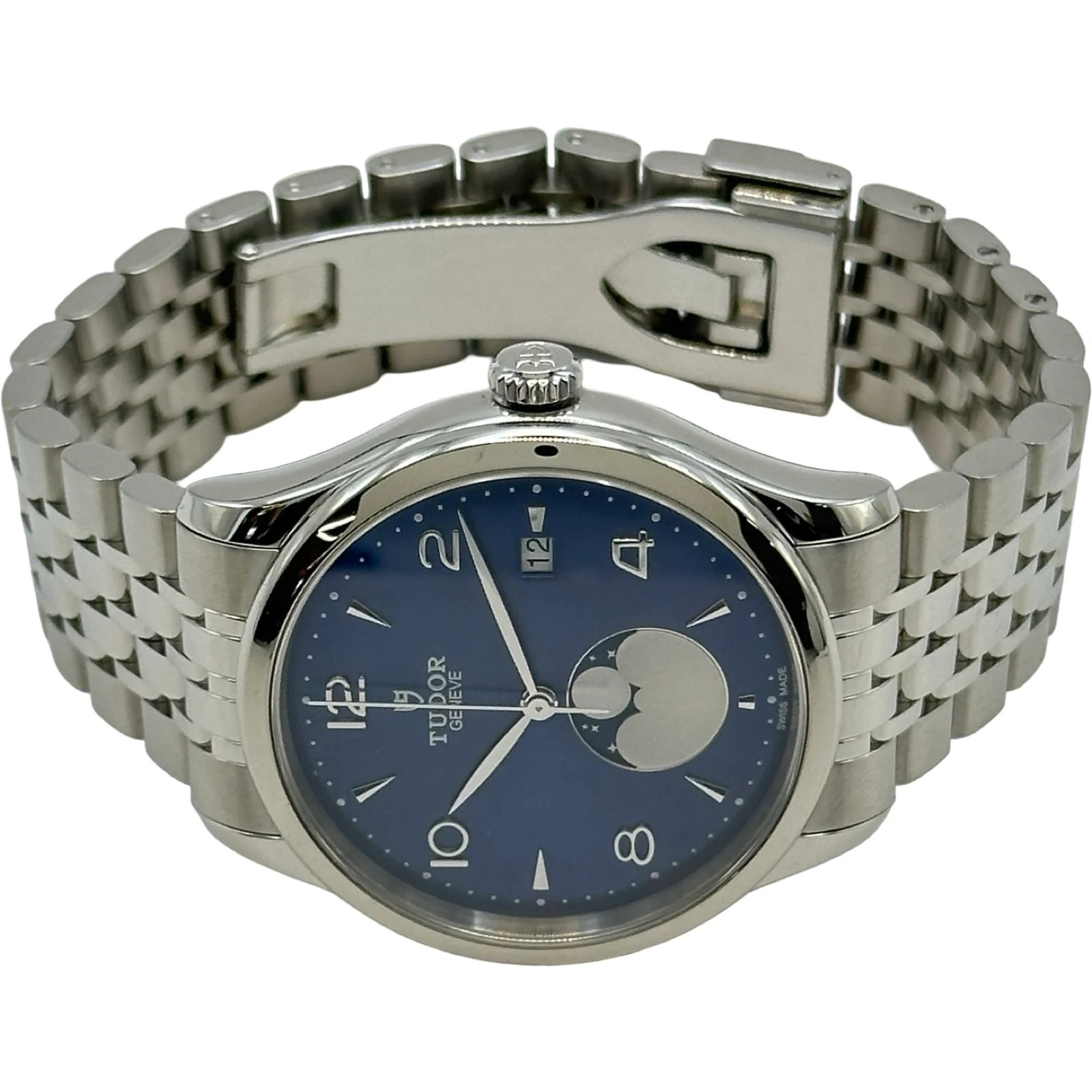 TUDOR 1926 91560 39mm Stainless Steel Blue Dial Automatic Watch OKW2546