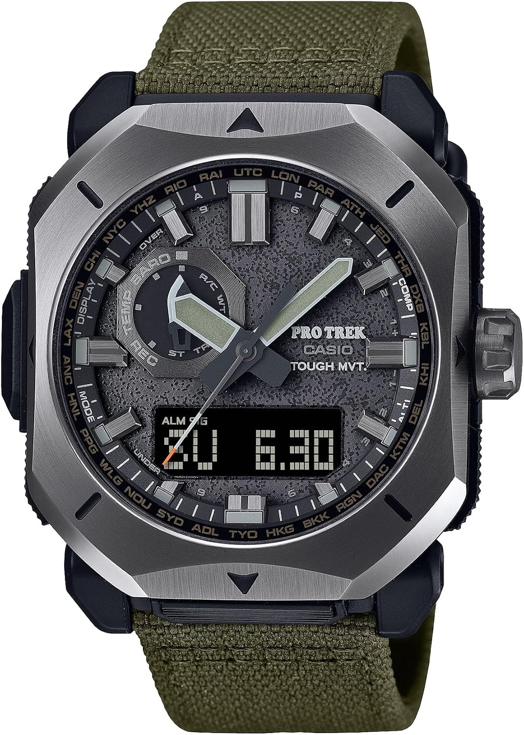 New Casio PRW-6900YB-3JF PROTREK Mens Watch Climber Line Solar CORDURAre Japan