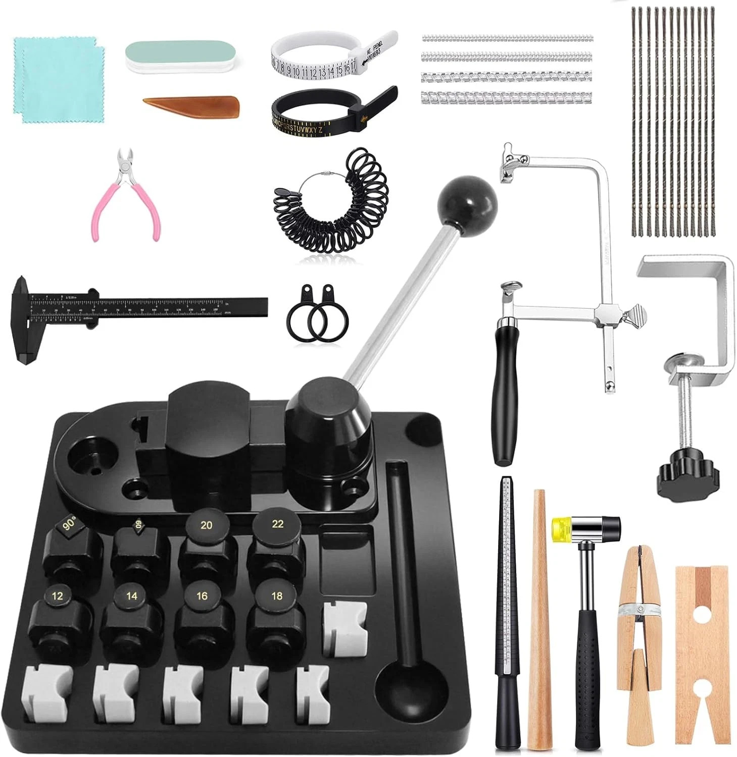 Ring Bender, Ring Bending Tool Set for Spoon Heavy Duty with Jewelry Spoon Makin