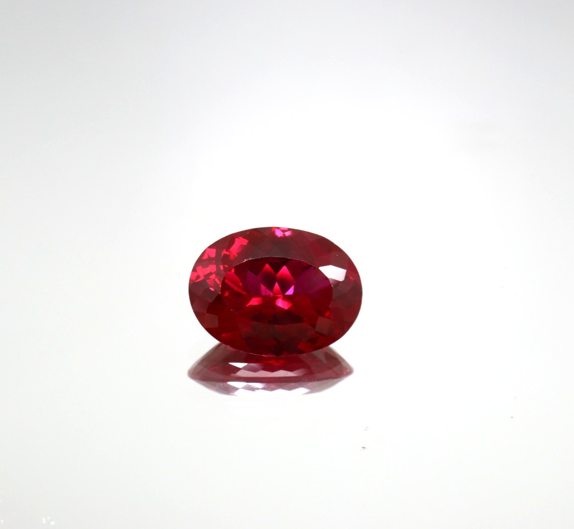 Natural Ruby Oval Cut 14.20Ct Red Loose Gemstone 16x11x7mm
