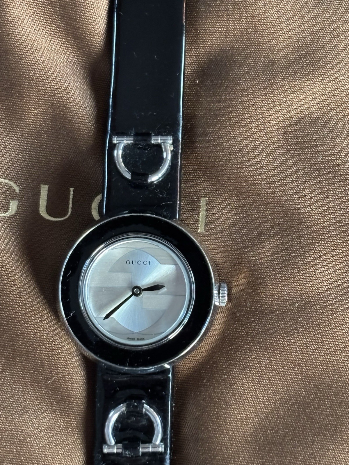 Gucci U-Play 129.5 ladies watch with 3 X stunning straps/bezels, In original box