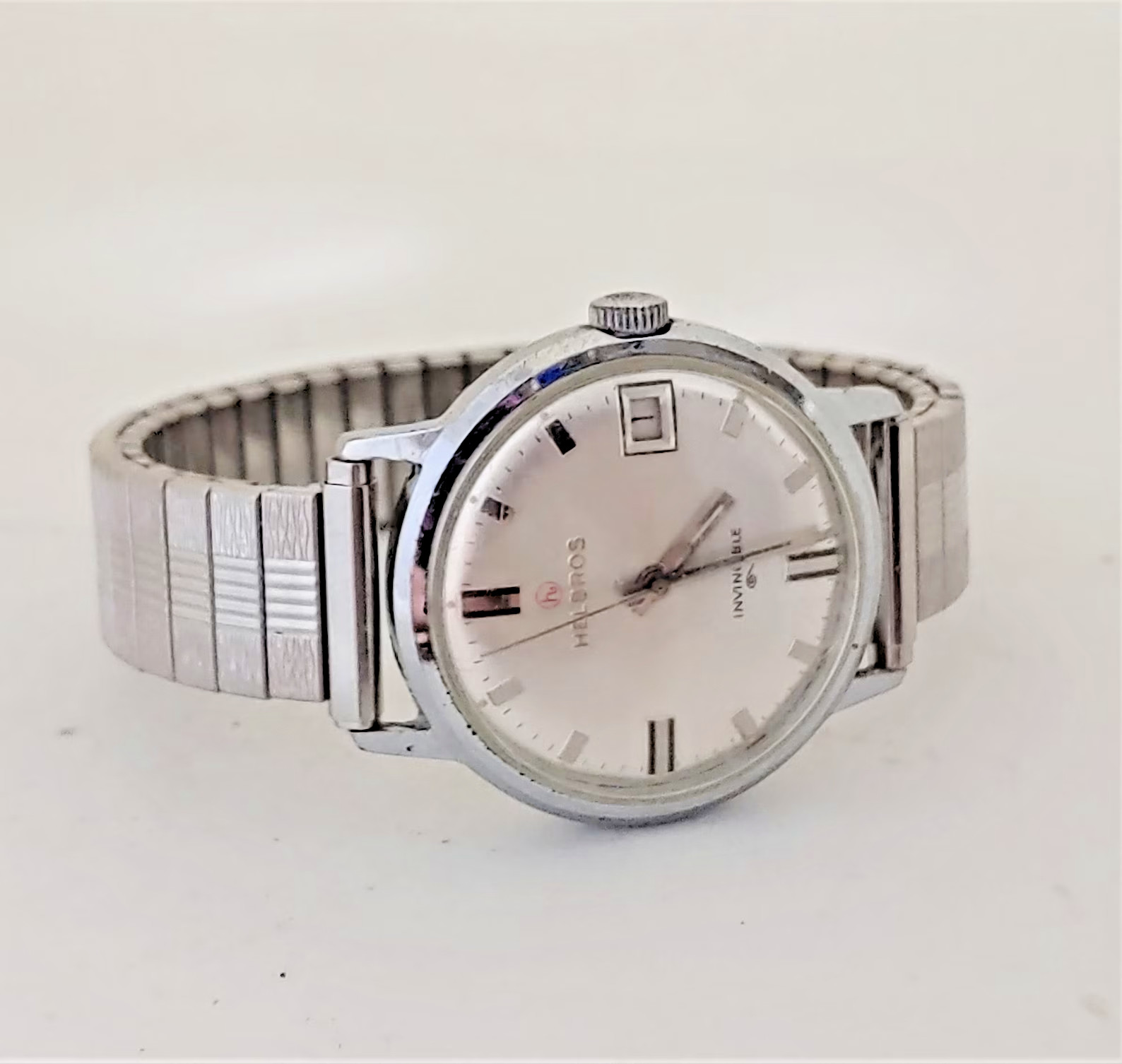 Vintage HELBROS Invincible Manual Wind Men’s Watch