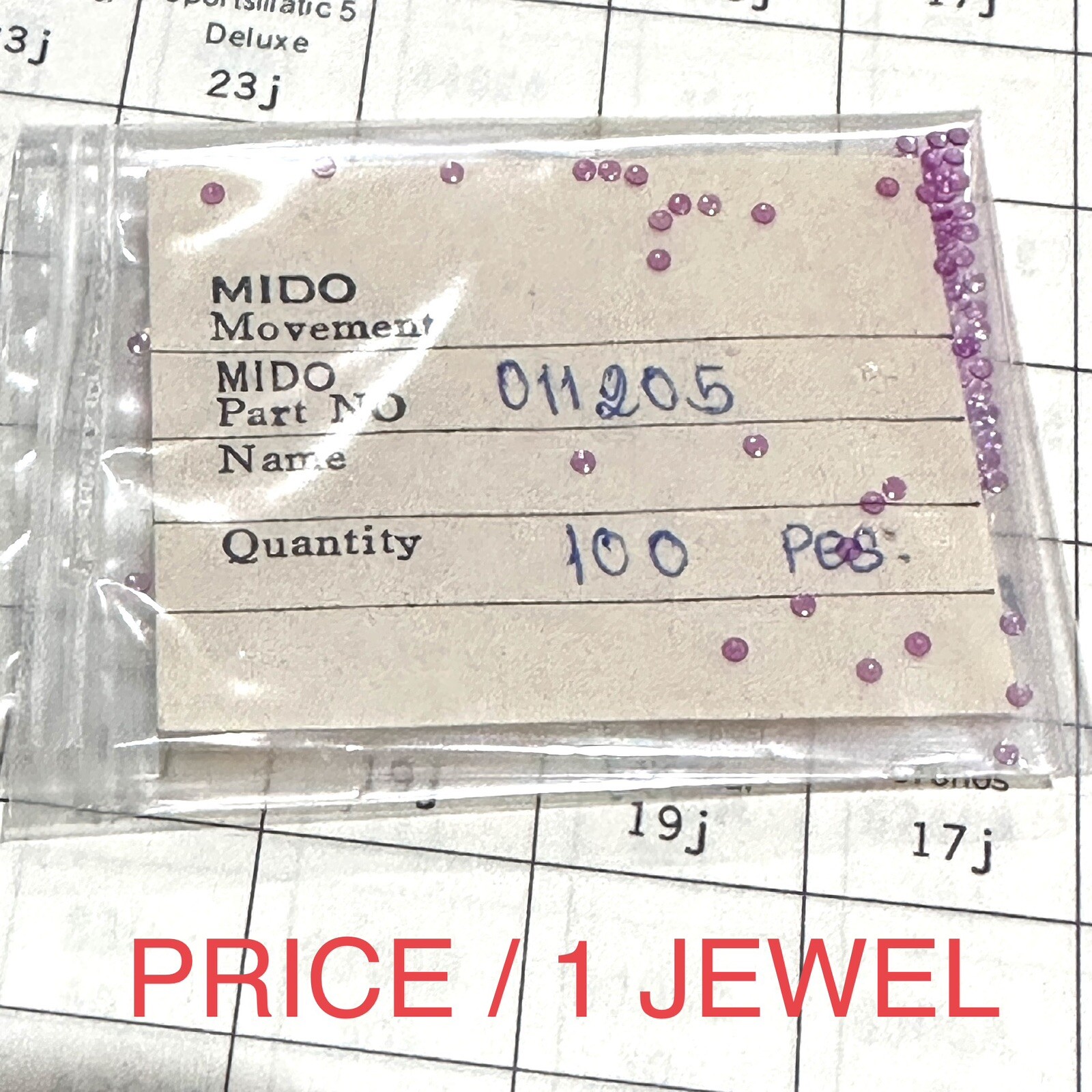 ORIGINAL DIASHOCK CAP JEWEL SEIKO 4006 4420 5717 5740 6218 6246 44GS KS 3180 ETC