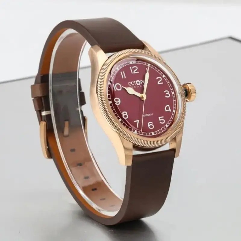 OCTOPUS KRAKEN Bronze CUSN8 PT5000 SW200 Automatic 100M Dress Watch BGW9 C3 40mm
