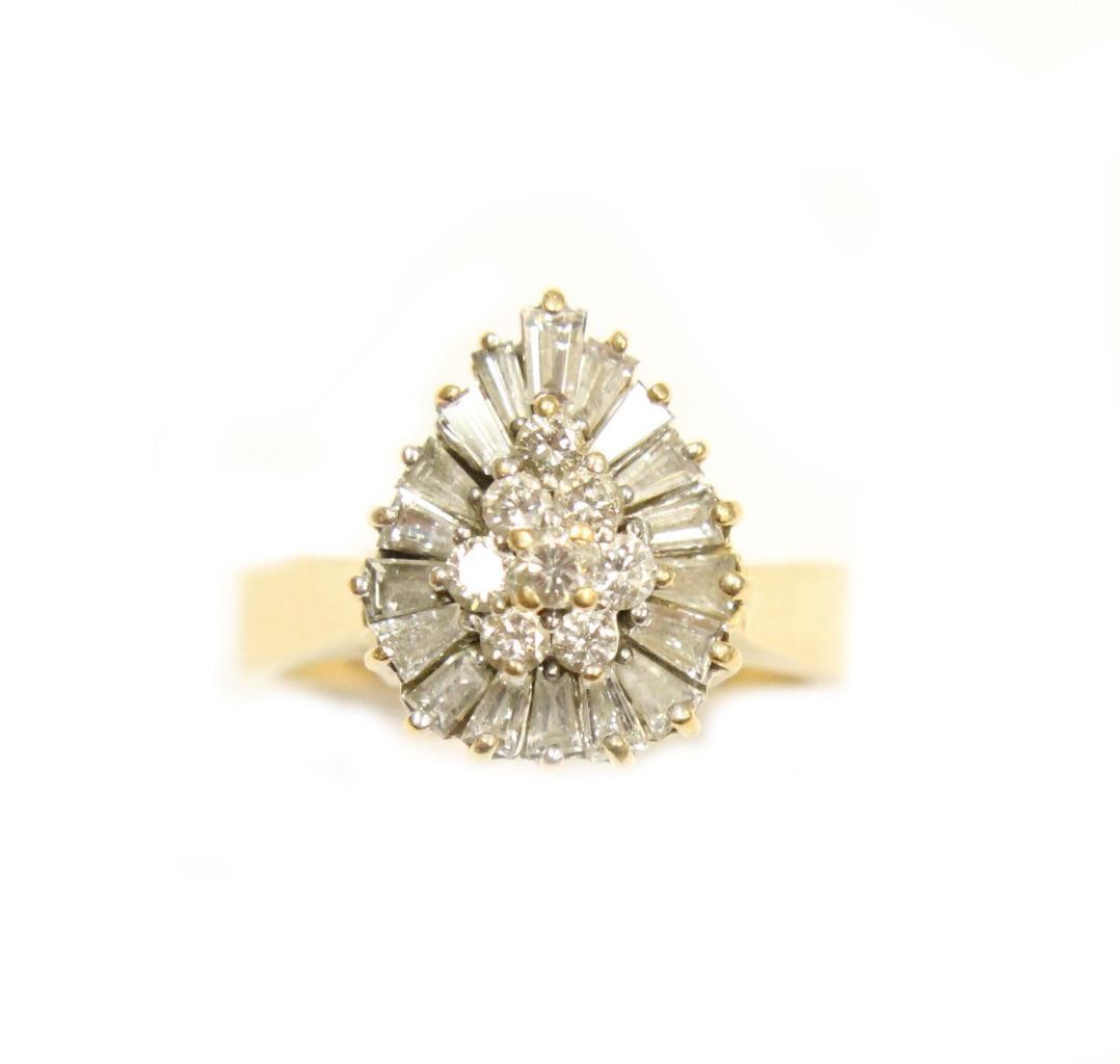 14k Gold 1.13 Carat Diamond Ring VS/SI With appraisal $3850 Size 6.5