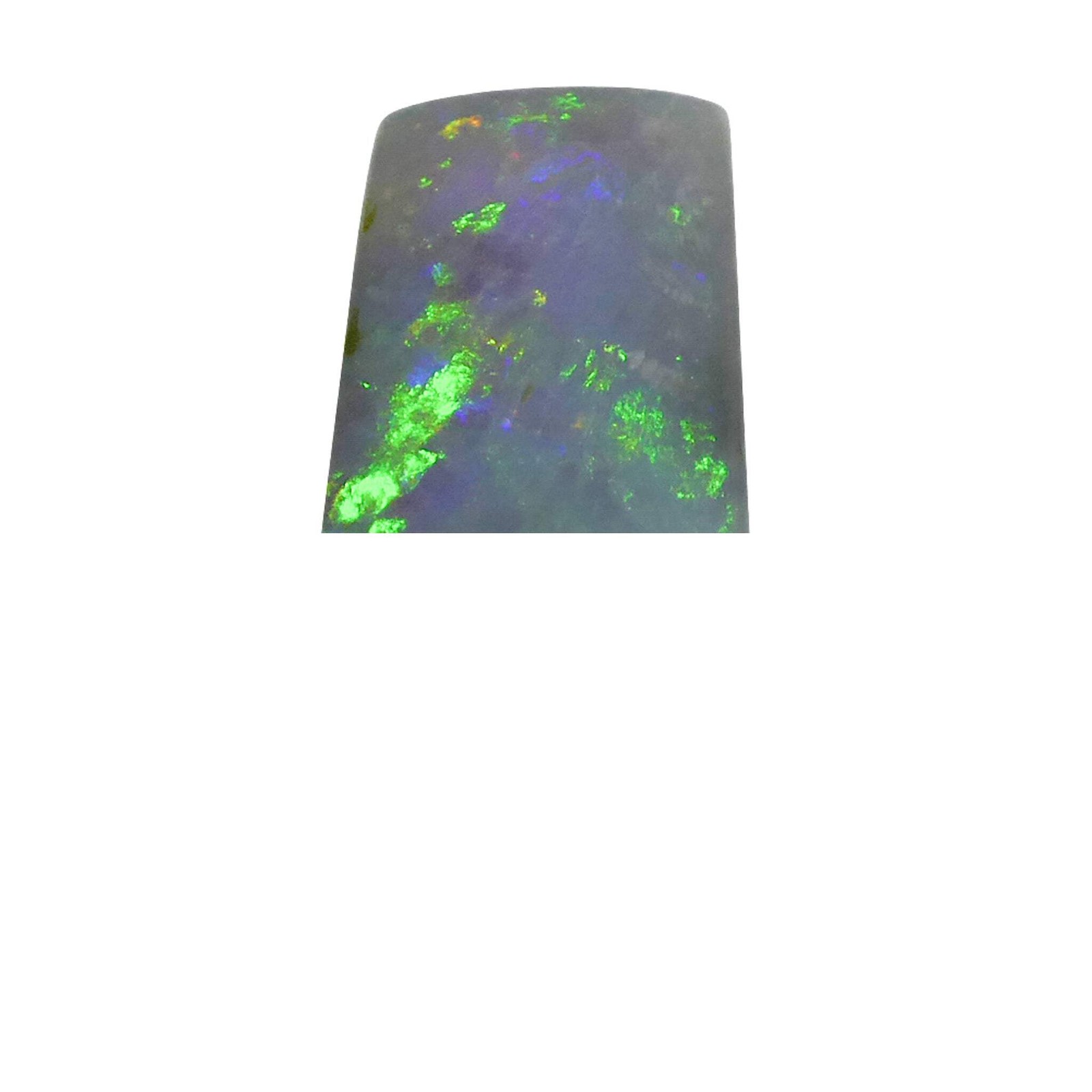 2.73ct Rectangular Freeform Cabochon Gray Opal from Australia