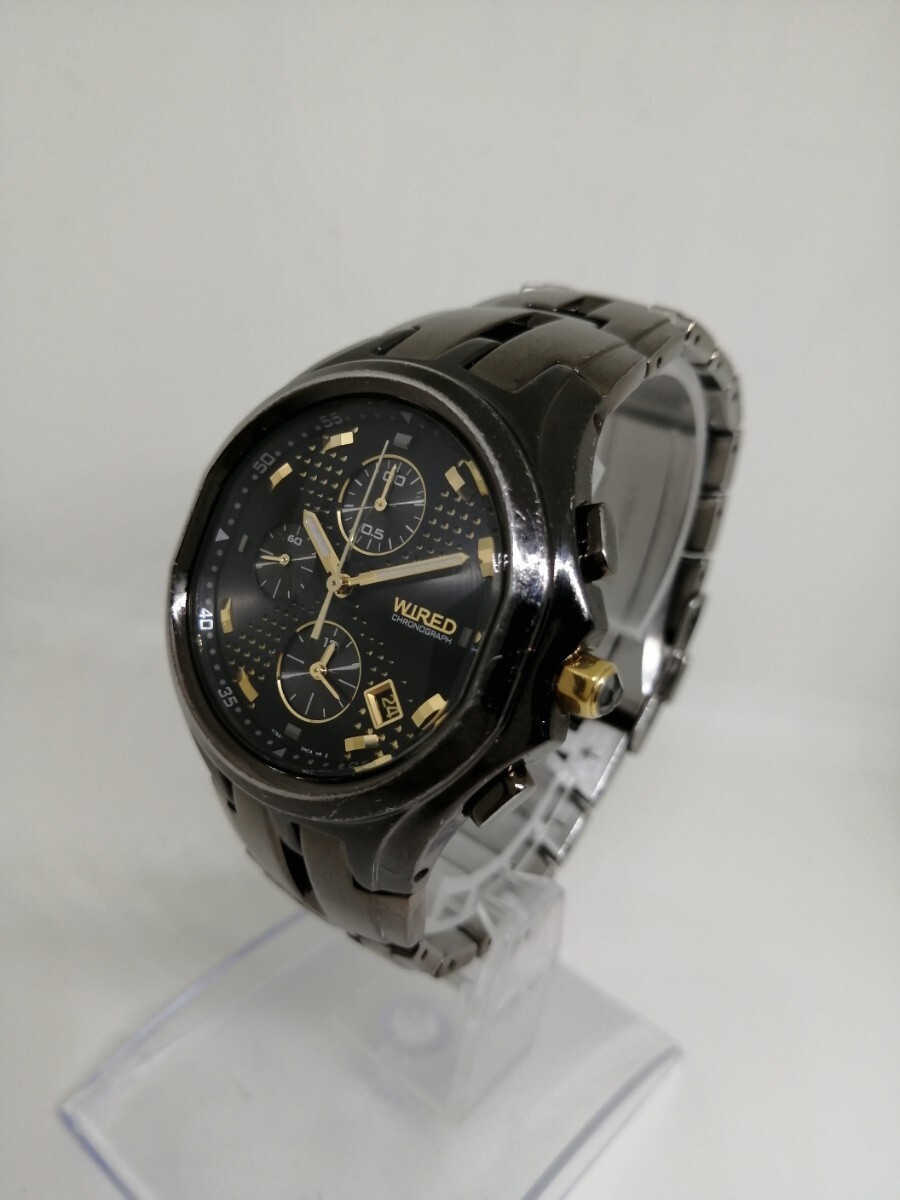 Working Item WIRED 7T92 0KH0 Men’s Quartz Chronograph Watch