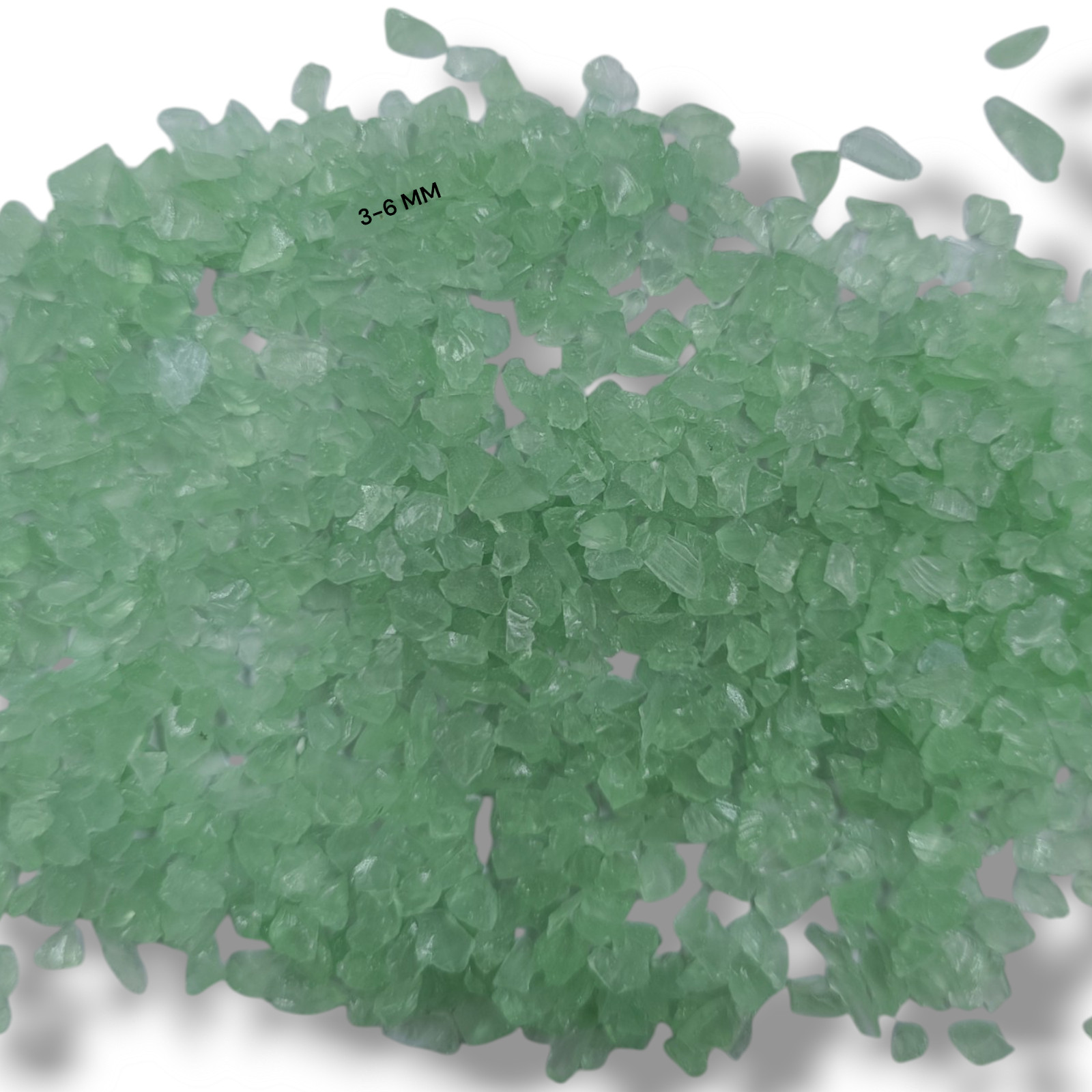 Crushed Opaque Blue Hydro Quartz Crushed Gemstone Coarse All Size For Inlays