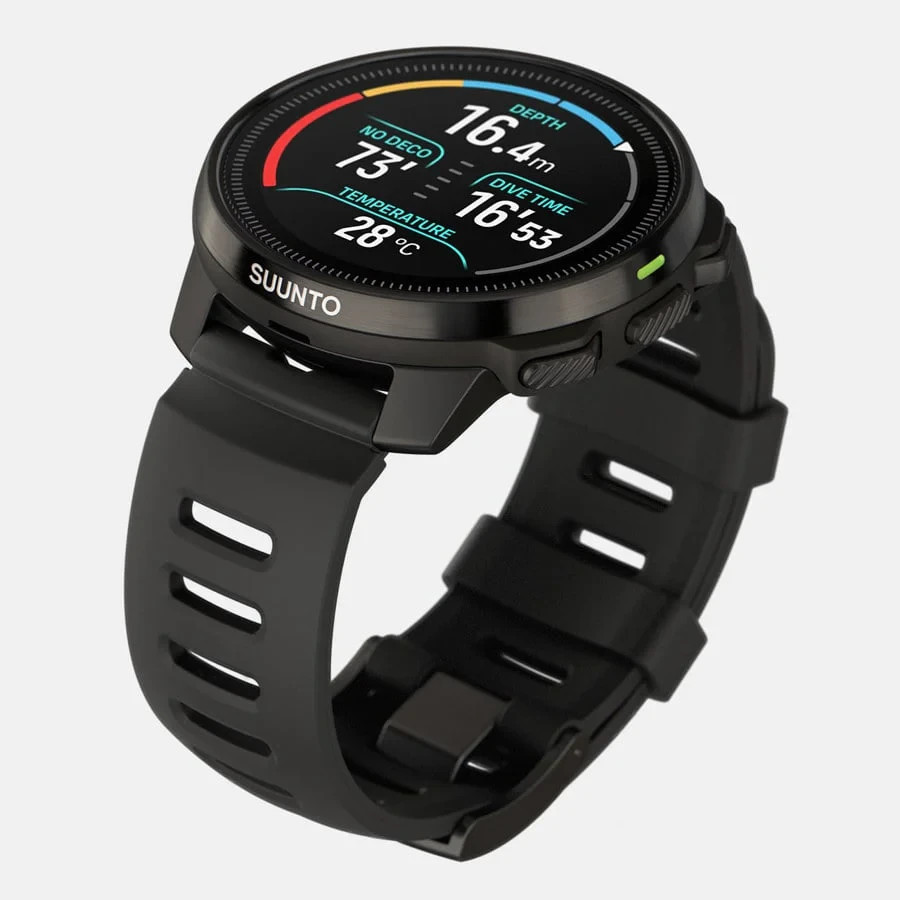 Suunto Ocean Steel Black Dive ss050982000 Smartwatch GPS AMOLED HR Monitor New