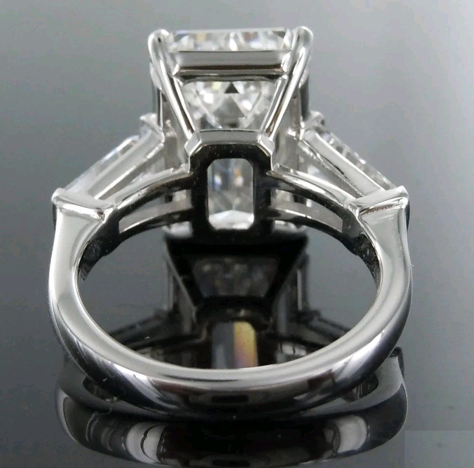 14 Ct Certified Treated Gorgeous Off White Diamond Engagement Ring.925 Silver