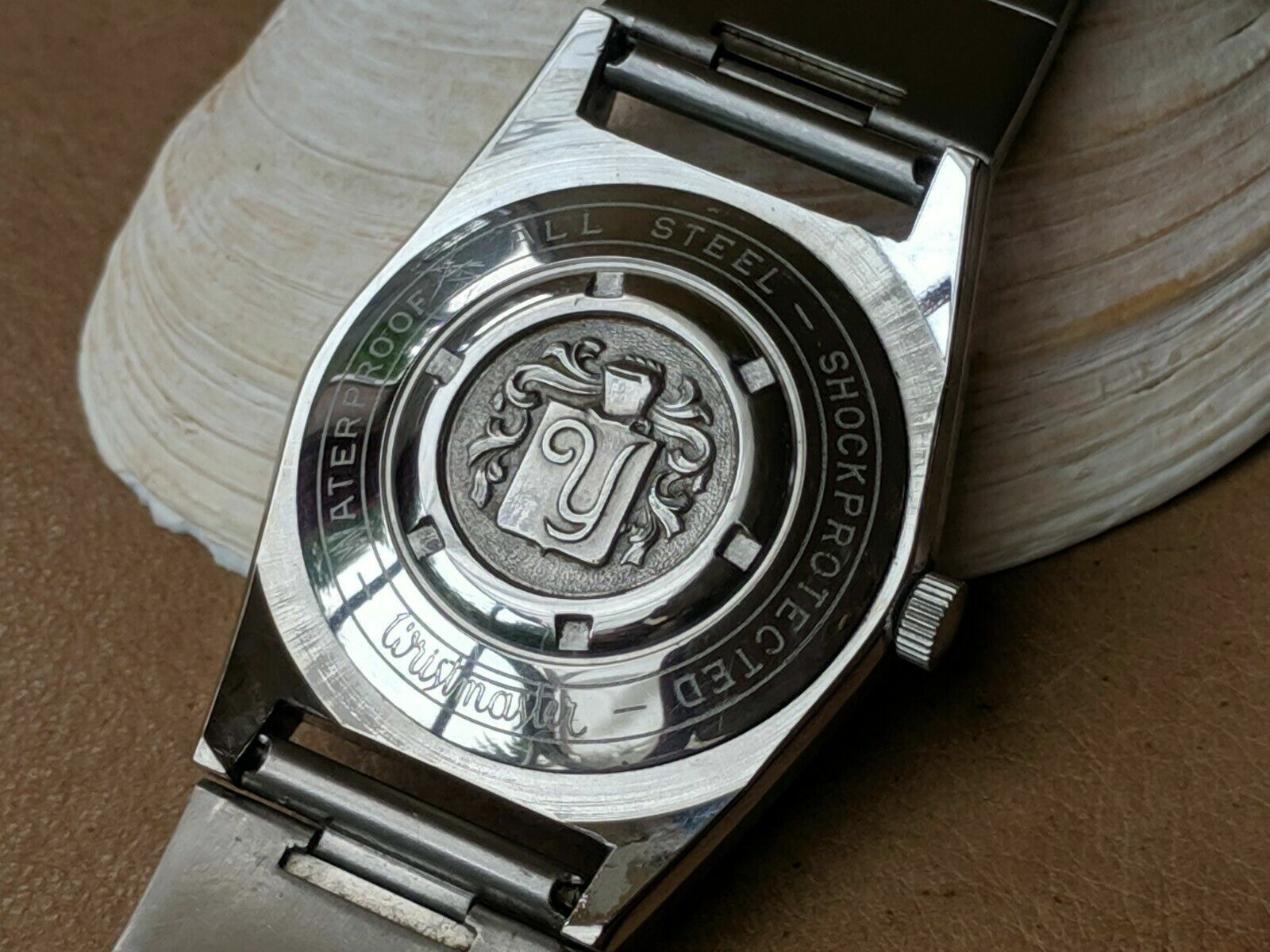 Vintage 1970’s Yema Rene Rochard French Wristmaster w/Warm Patina,All SS Case