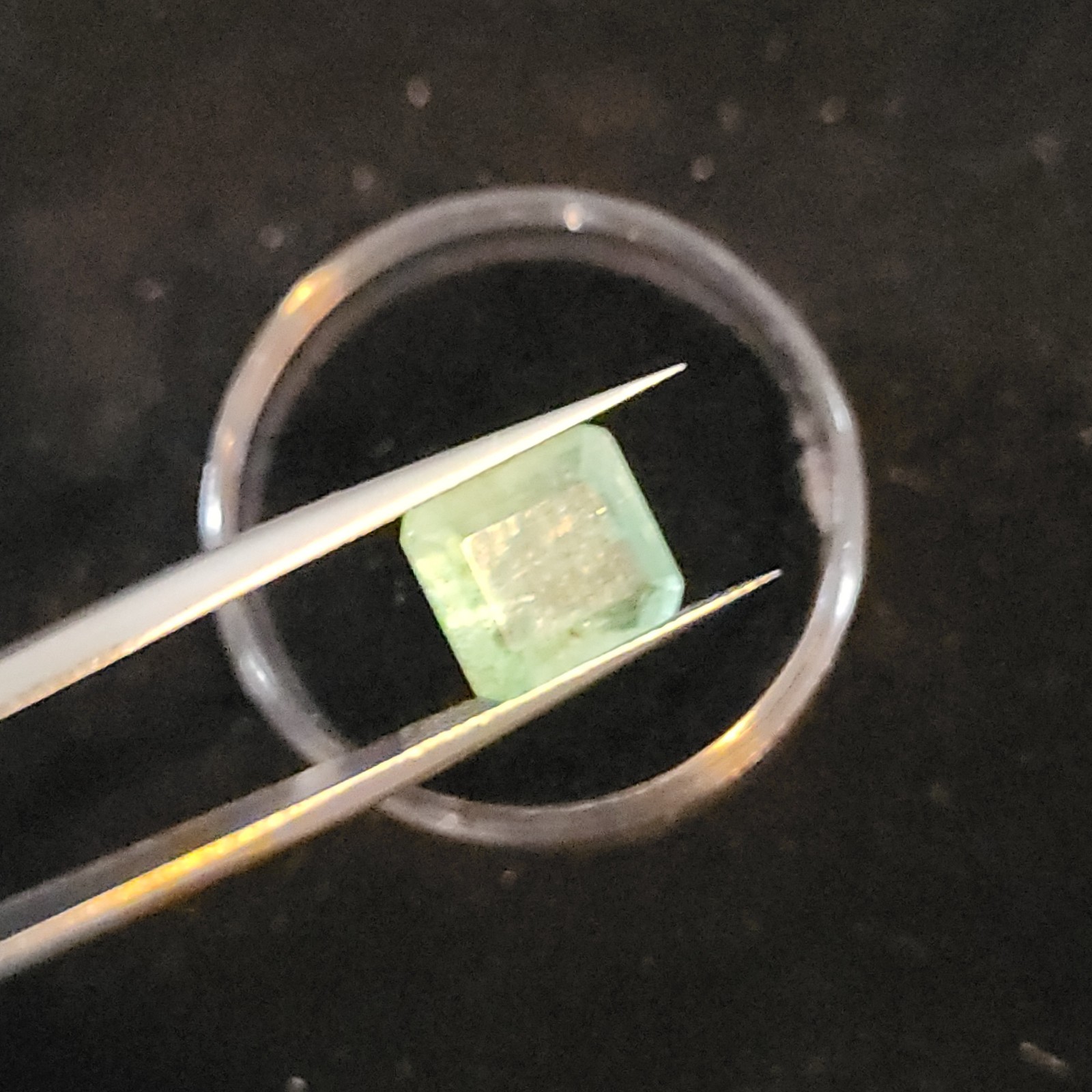Top Natural Untreated Certified Vivid Green Ethiopian Transparent Emerald 4.55ct