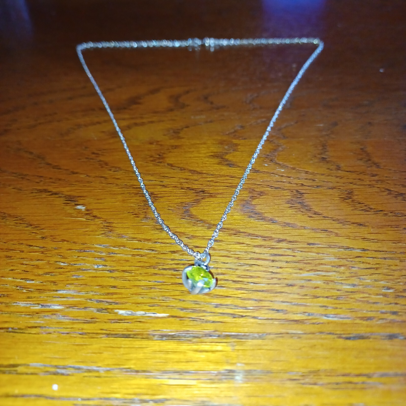 Handmade YAG Yttrium Aluminum Garnet Pendant – Sterling Silver – 18” Chain