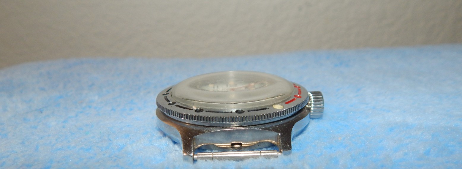VOSTOK Amphibia 17 Jewel 2409 Automatic 200m Russian Diver 44mm Watch No Band