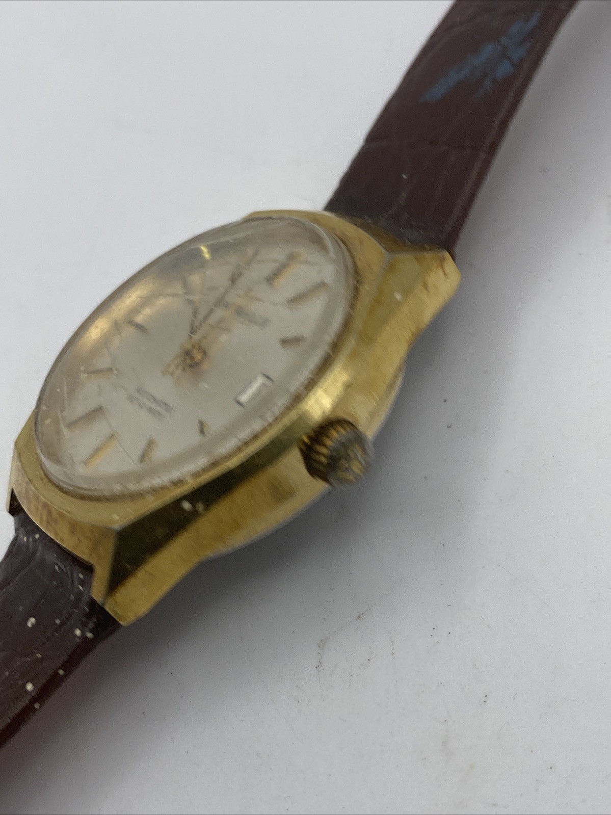 1978 Caravelle Set-O-Matic Automatic Men’s Wrist Watch Swiss Date Stainless