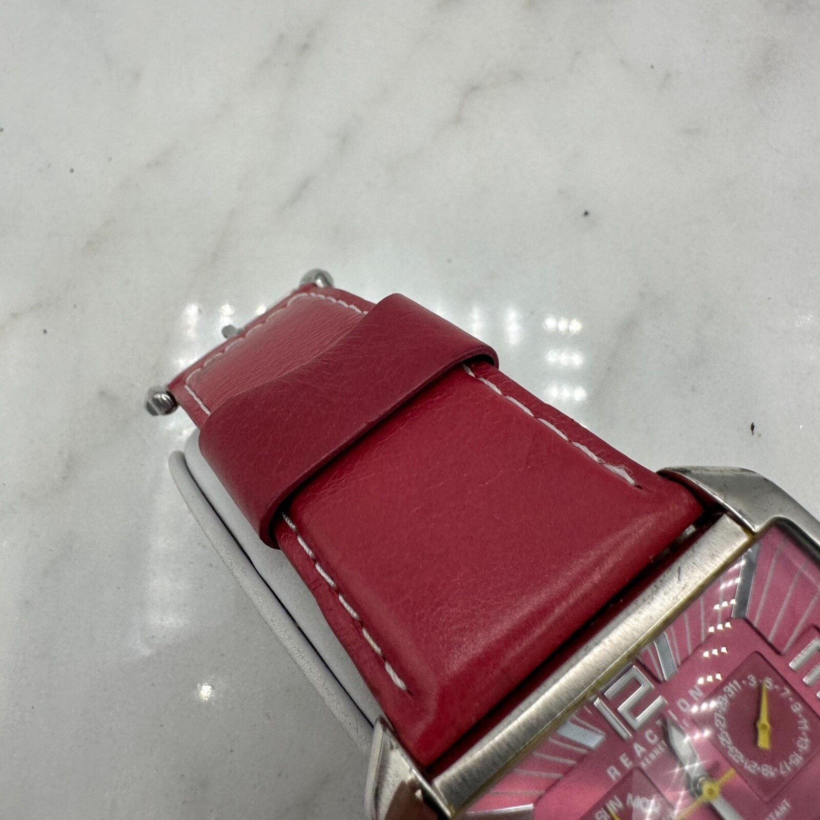 Kenneth Kole Reaction Watch, RK2184, Pink, New Battery Installed