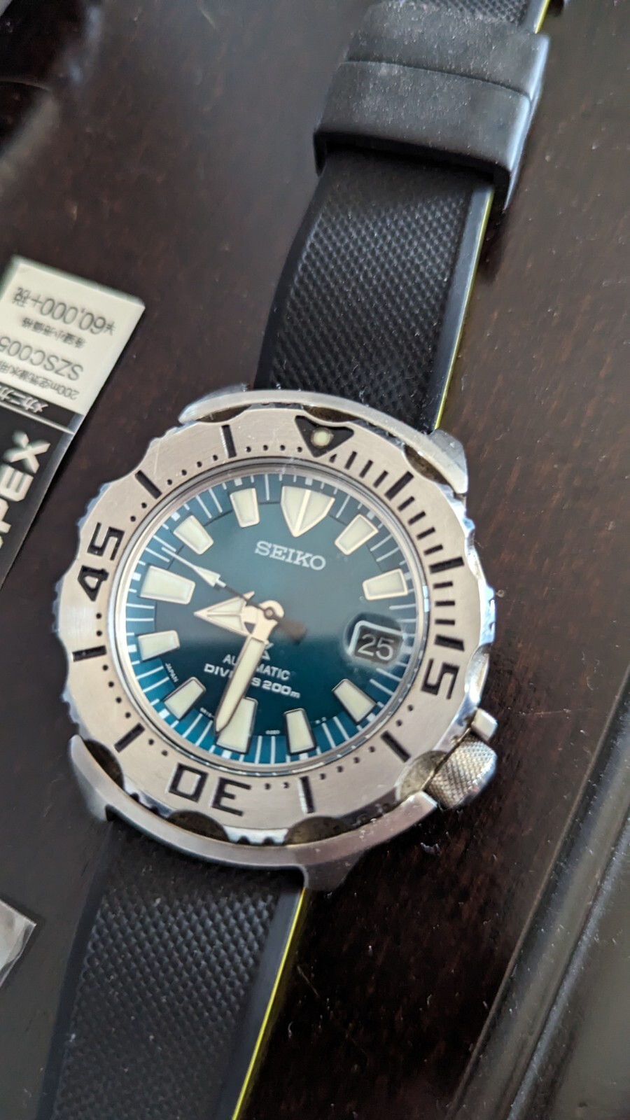 Seiko Prospex Green Men’s Watch – SZSC005 Jade Monster. Made In Japan. RARE LMTD