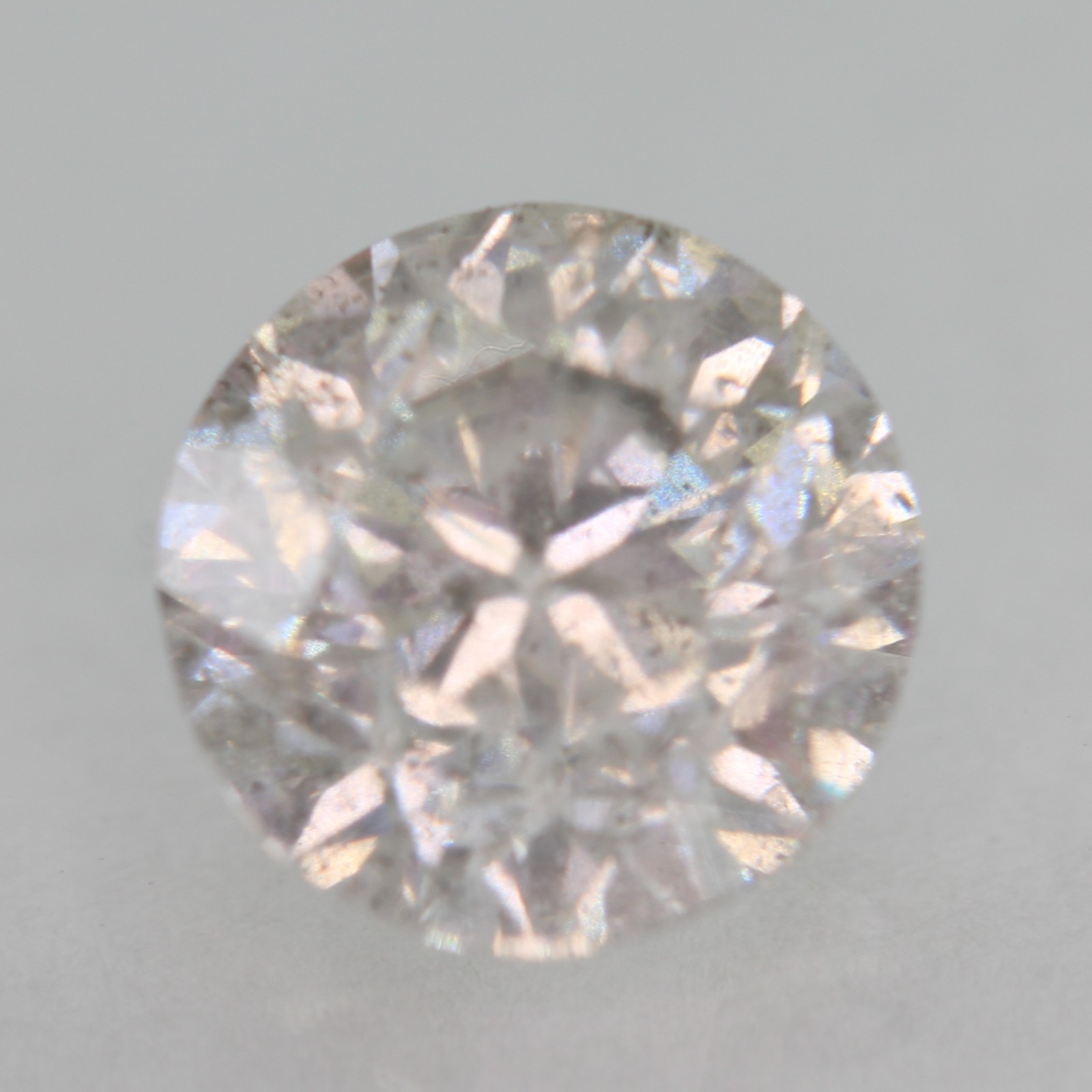 Certified 1.51 Carat H SI2 Round Brilliant Natural Enhanced MINED Diamond 7.07mm
