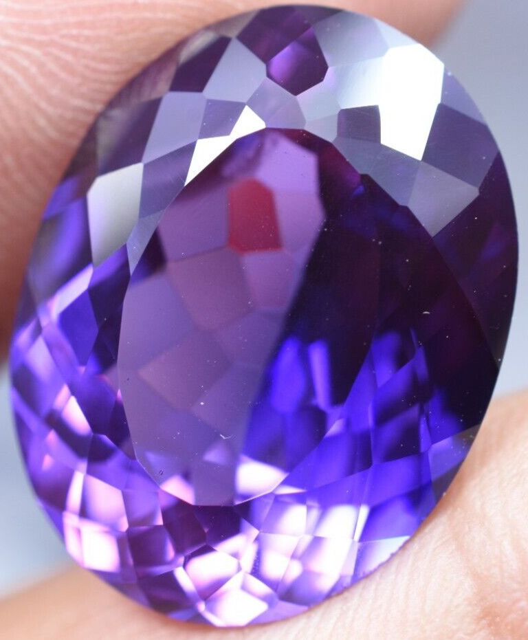 Natural 24.70 Ct Boysenberry Sapphire GGL Certified fabulous Loose Gemstone