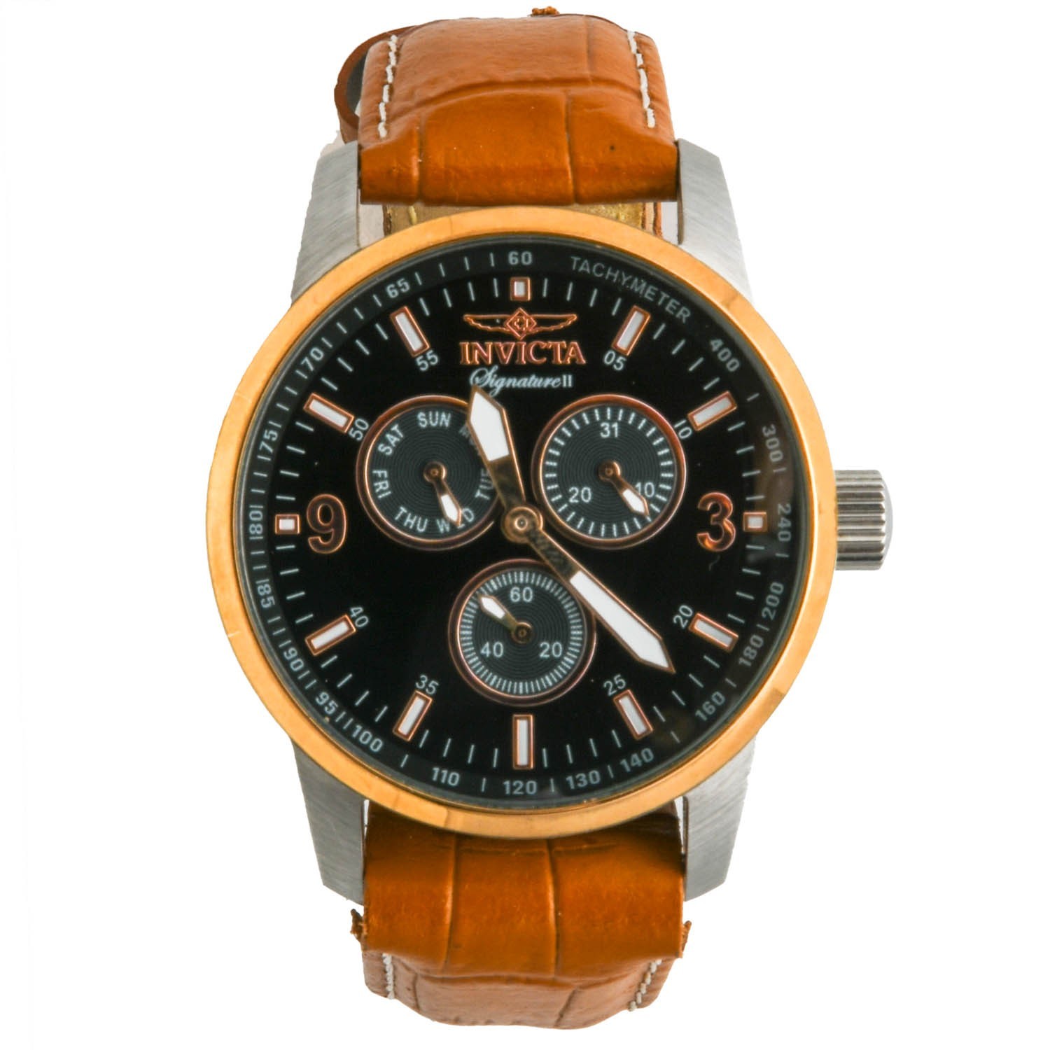 Invicta 7023 Signature II Men’s Watch 43 mm for Parts or Repair Needs Band