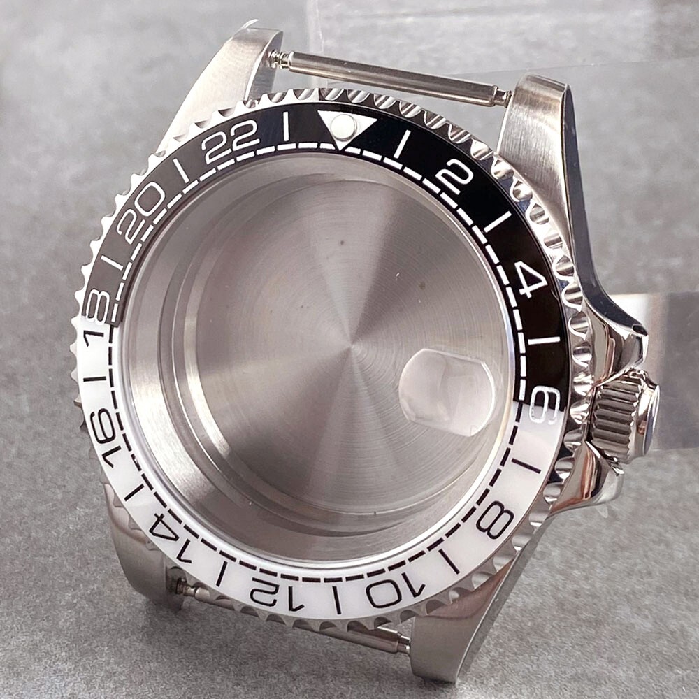 20ATM 40mm Diver Style Bezel Sapphire Glass Watch Case Fit NH34 NH35 NH36 NH38