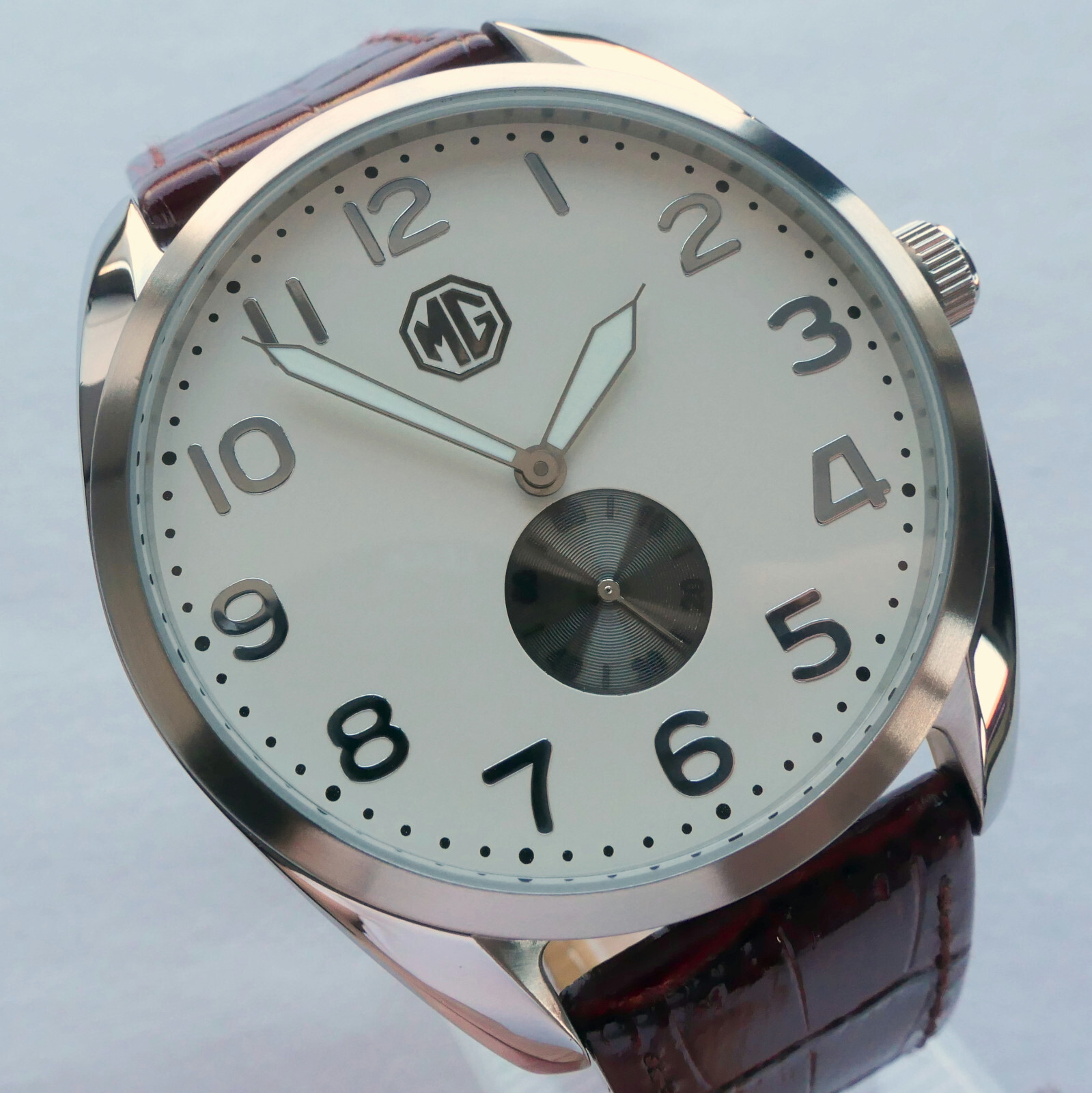 MG Morris Garages BMC MGA MGB Classic Aviator Driver Sport Car Accessory Watch