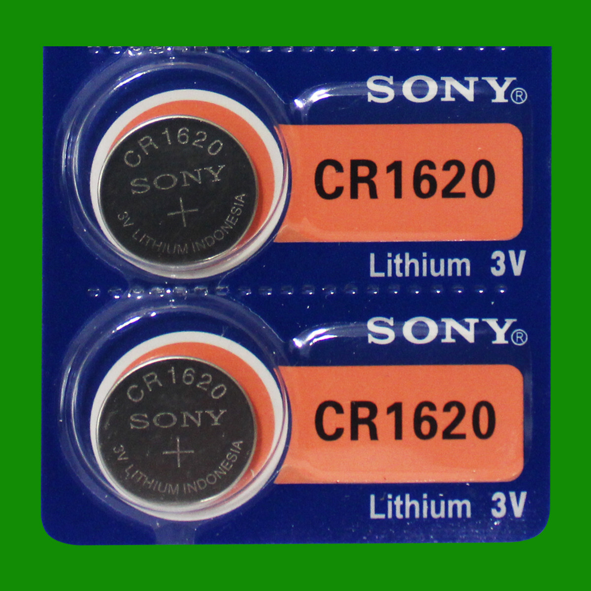 SONY CR1620 LITHIUM 3V BATTERY – 2Pc