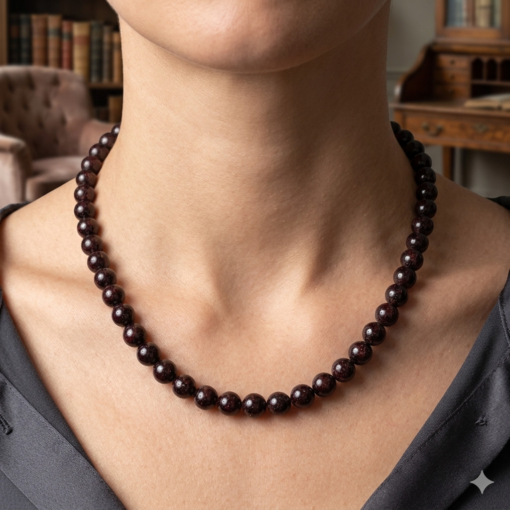 Gift For Her 925 Silver Iron Tiger Eye Gemstone Beaded Adjustable Necklace