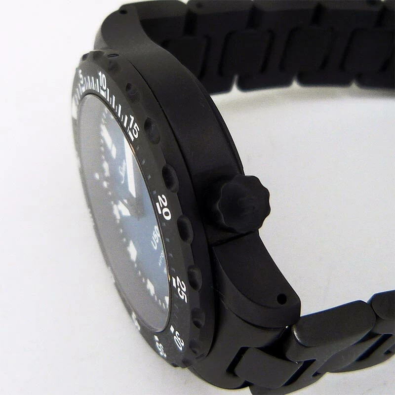 Sinn U50 S BS Limited Edition (only 500) Tegimented on Bracelet Blue/Black Dial