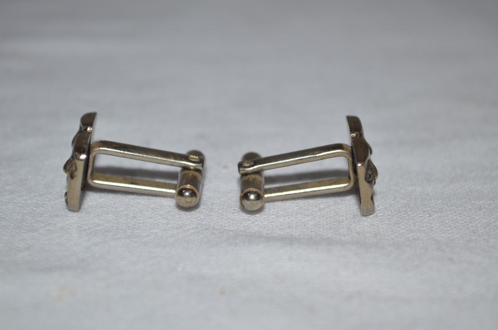 CUFF LINKS – SILVER TONE DRAMA COMEDY TRAGEDY THEATER MASK CUFF LINKS
