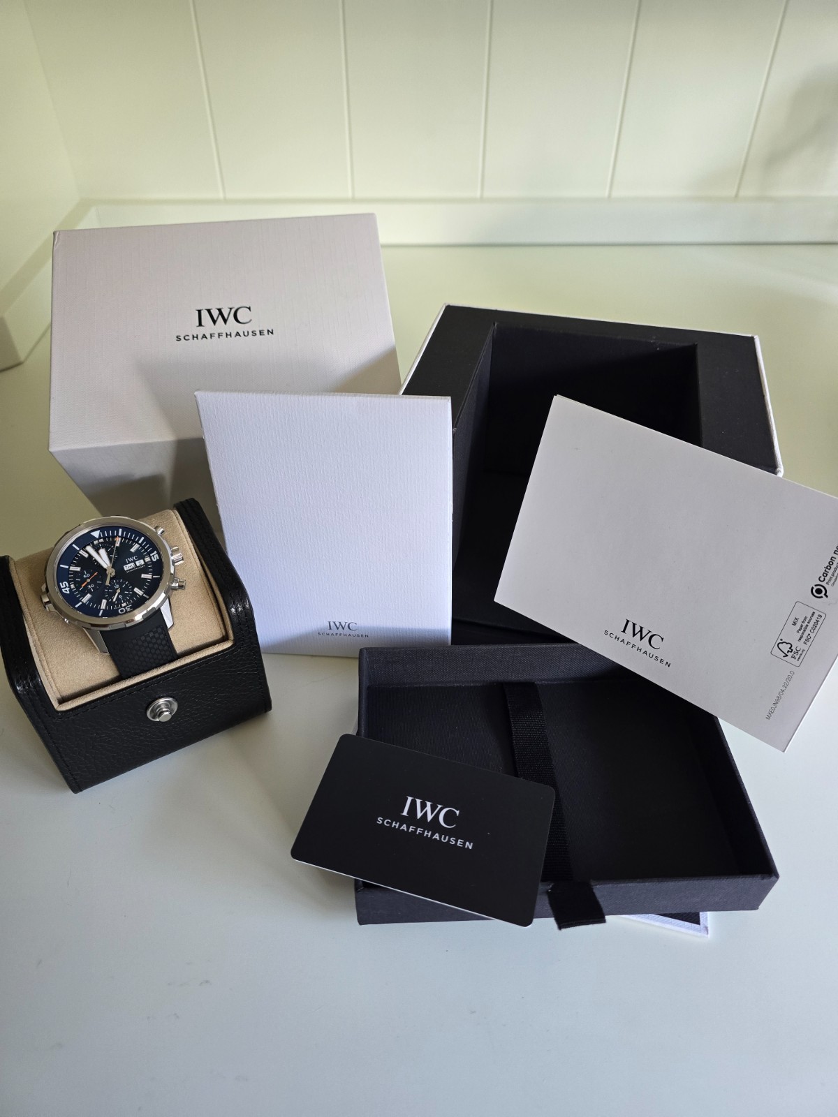 IWC Aquatimer Chronograph Special Edition Blue Men’s Watch – IW376805
