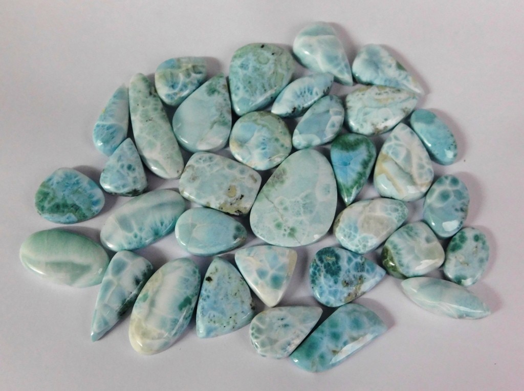 Top Quality Larimar Loose gemstones For Jewelry Making Wholesale Lot 71249