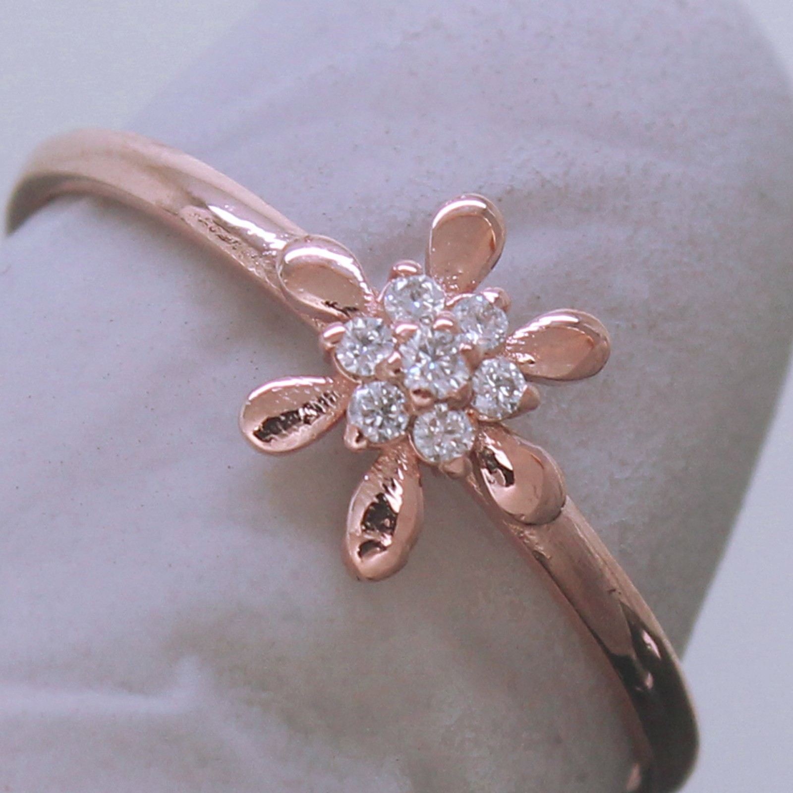 Certified Round Cut Natural Diamond Women Timeless Minimalist Ring 14K Gold Over