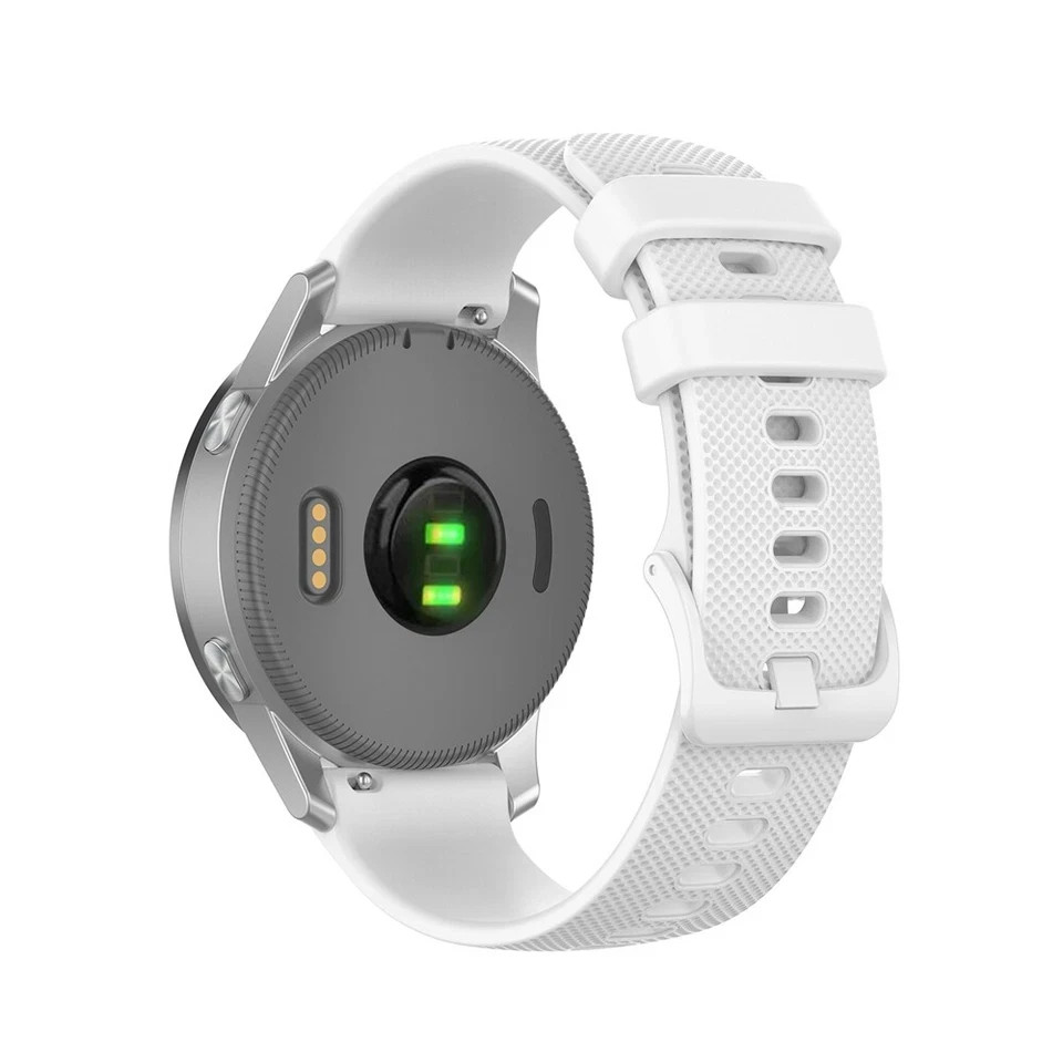For Garmin Forerunner 245 645 6 4S Music 18/20/22mm Hr Silicone Strap Watch Band
