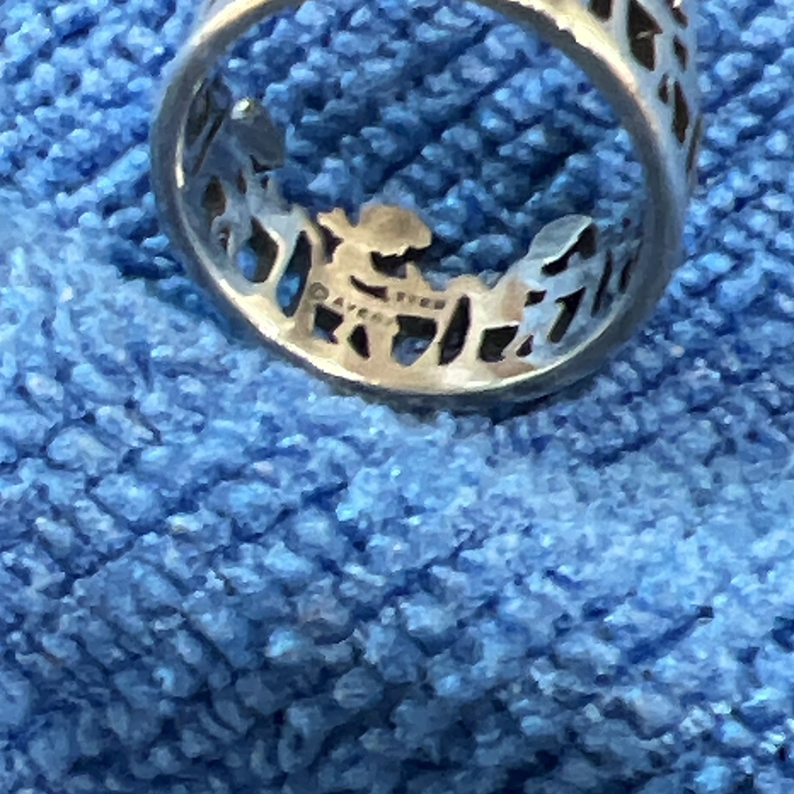 James Avery sterling silver ring kids at desk sz 5 teacher appreciation children