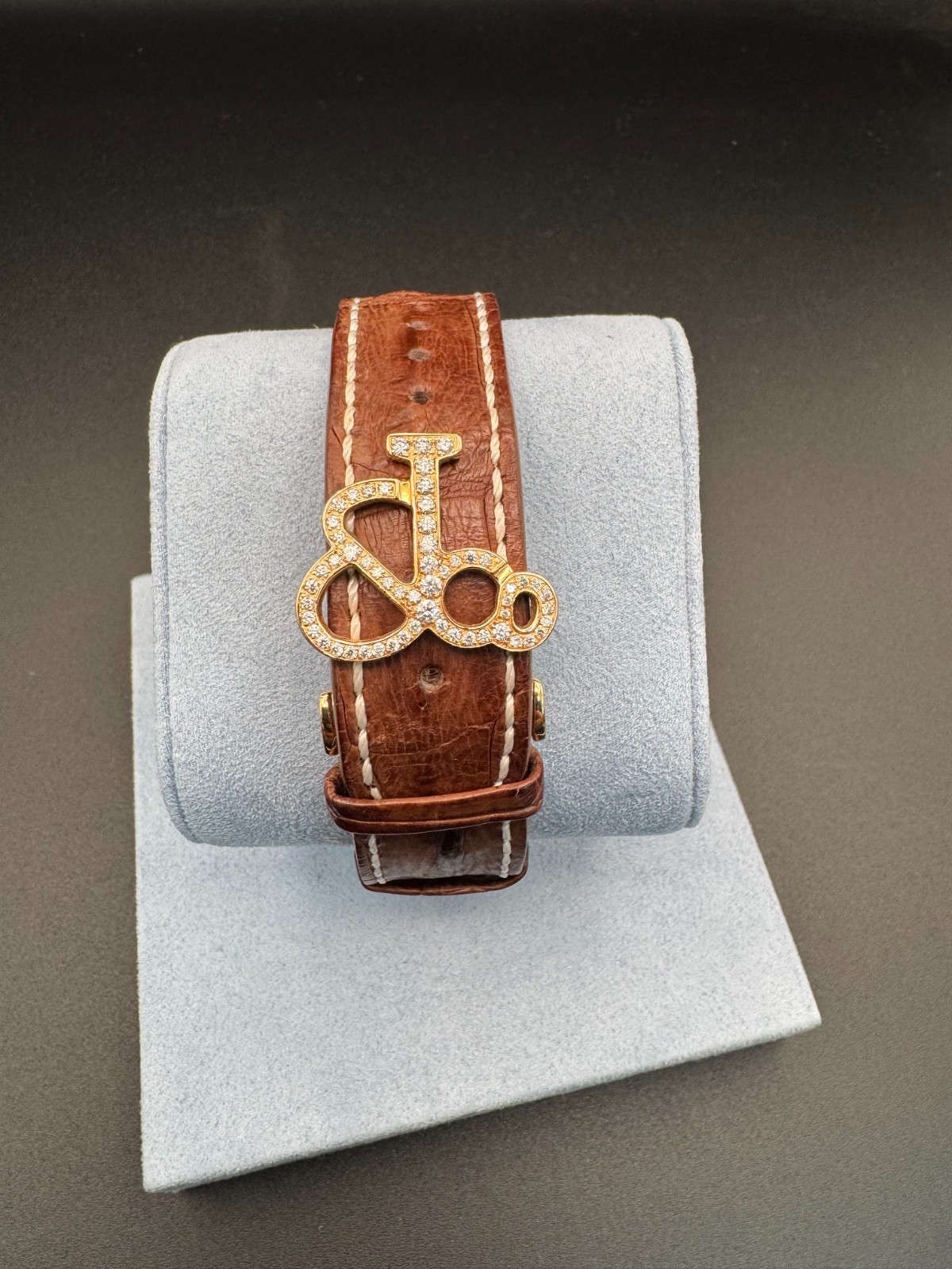 Jacob & Co. Automatic Men’s Watch Rose Gold Case Leather Strap Authentic Luxury
