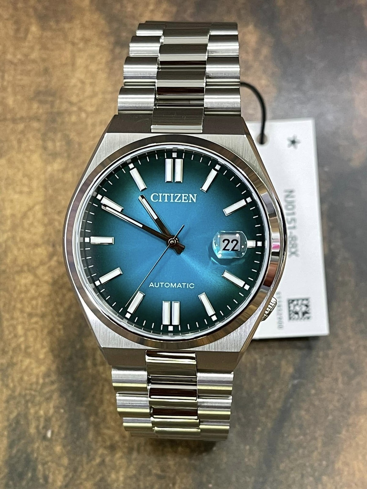 Citizen NJ0151-88X Tsuyosa Sapphire Automatic Gradient Blue Stainless Steel