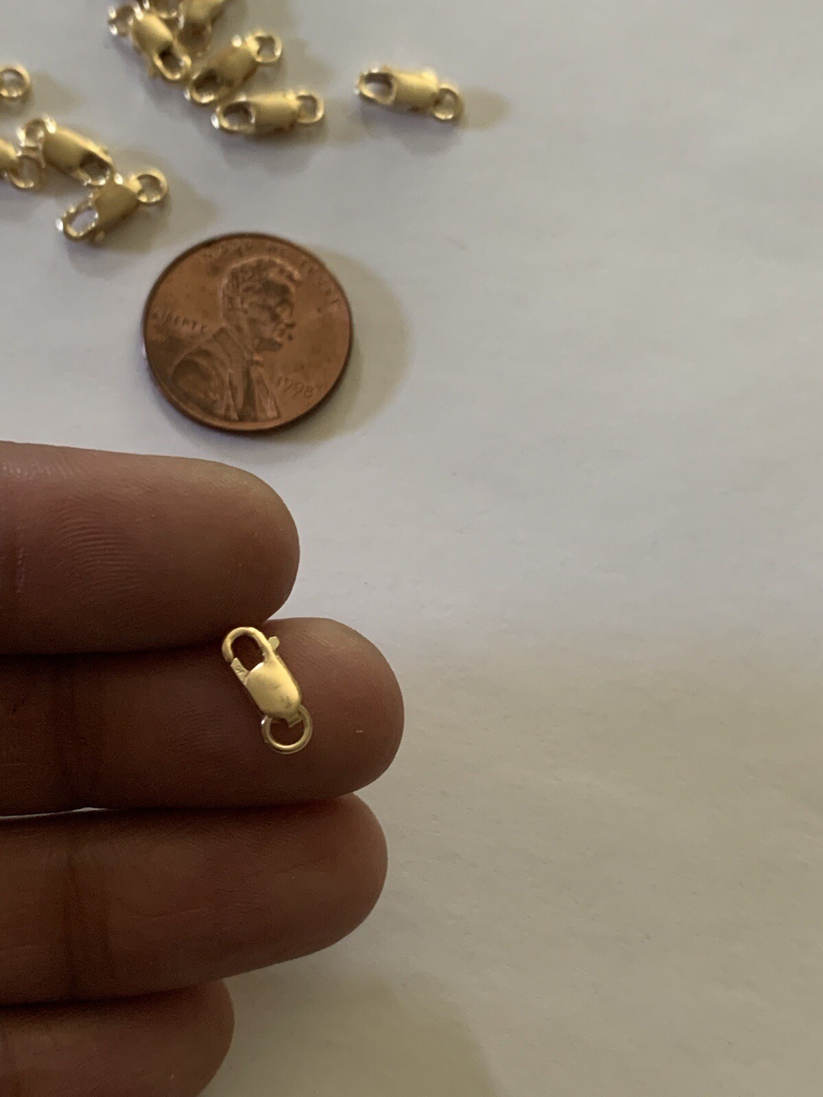 14k Gold Filled 8.4mm Lobster Clasp with Open Ring 10pcs/pack