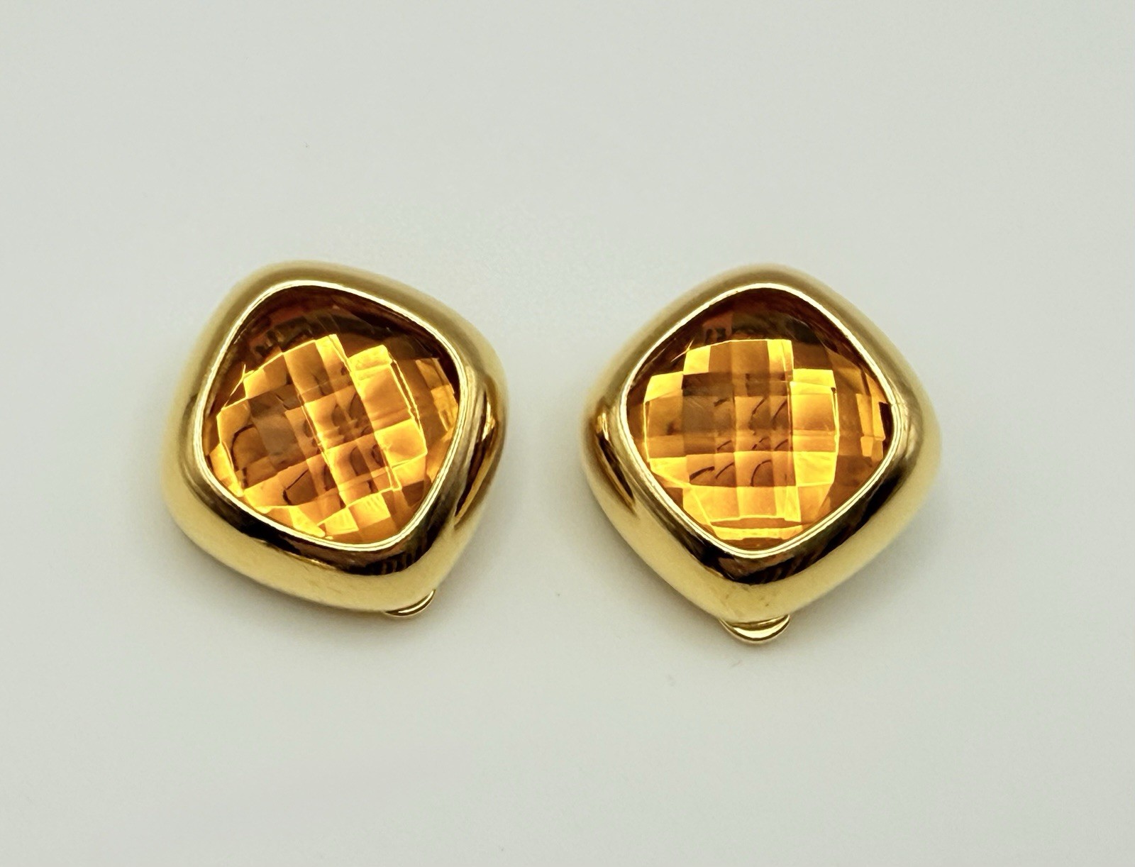 Joan Rivers Pendant & Earring Set Vintage Faux Citrine w/Interchangeable Jackets