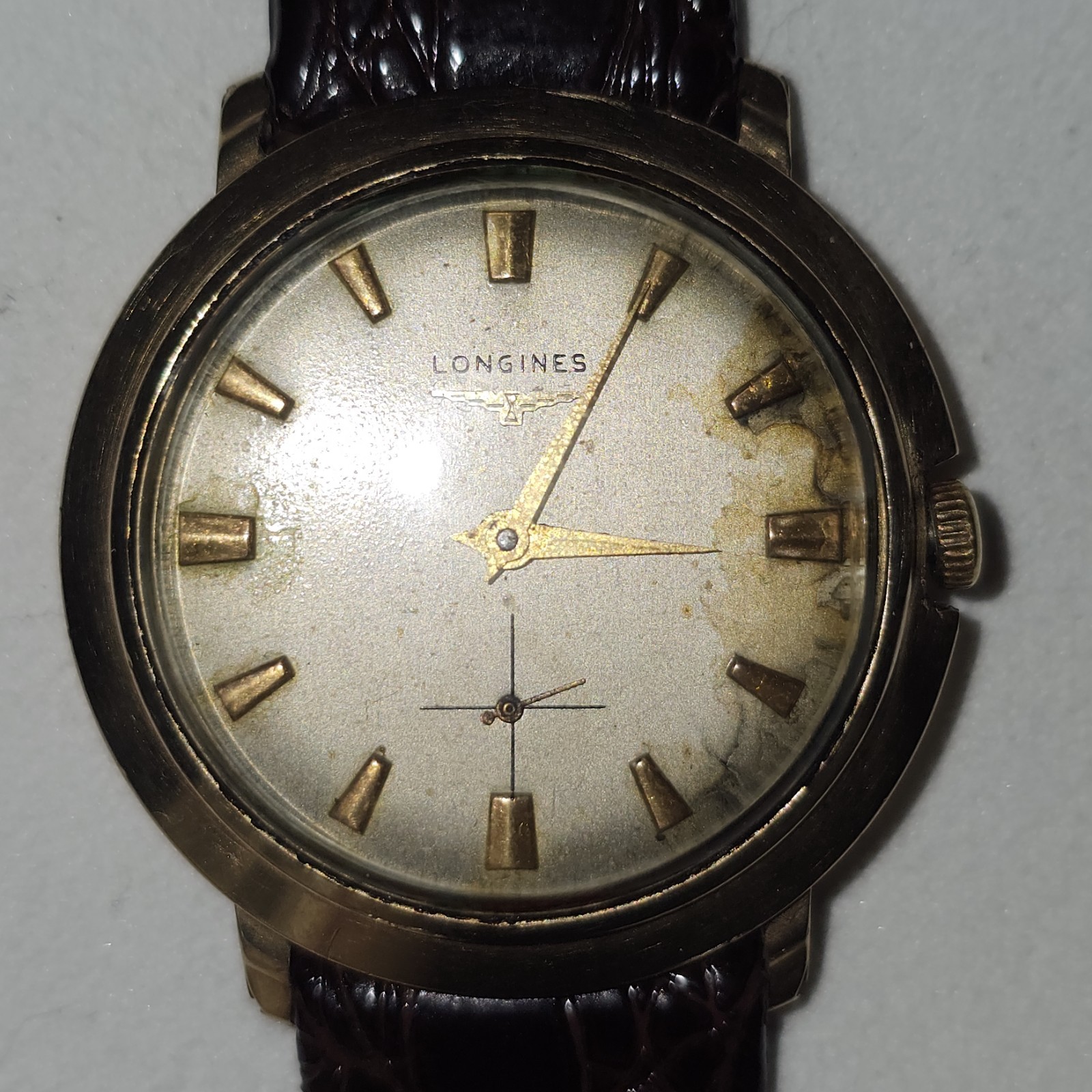 1954 Longines-Wittnauer Cal. 23Z 10K GF – Runs(2min Off In 24hrs)+ Leather Strap
