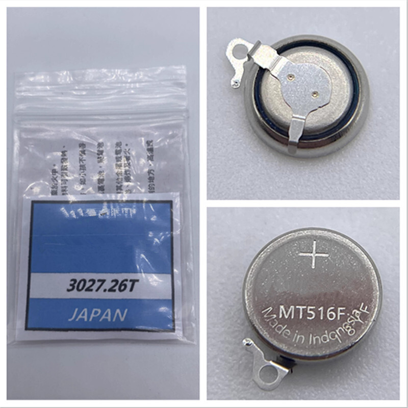Battery MT516 MT516F 3027-26T For Capacitor Seiko Kinetic V110 V114 V115 V116