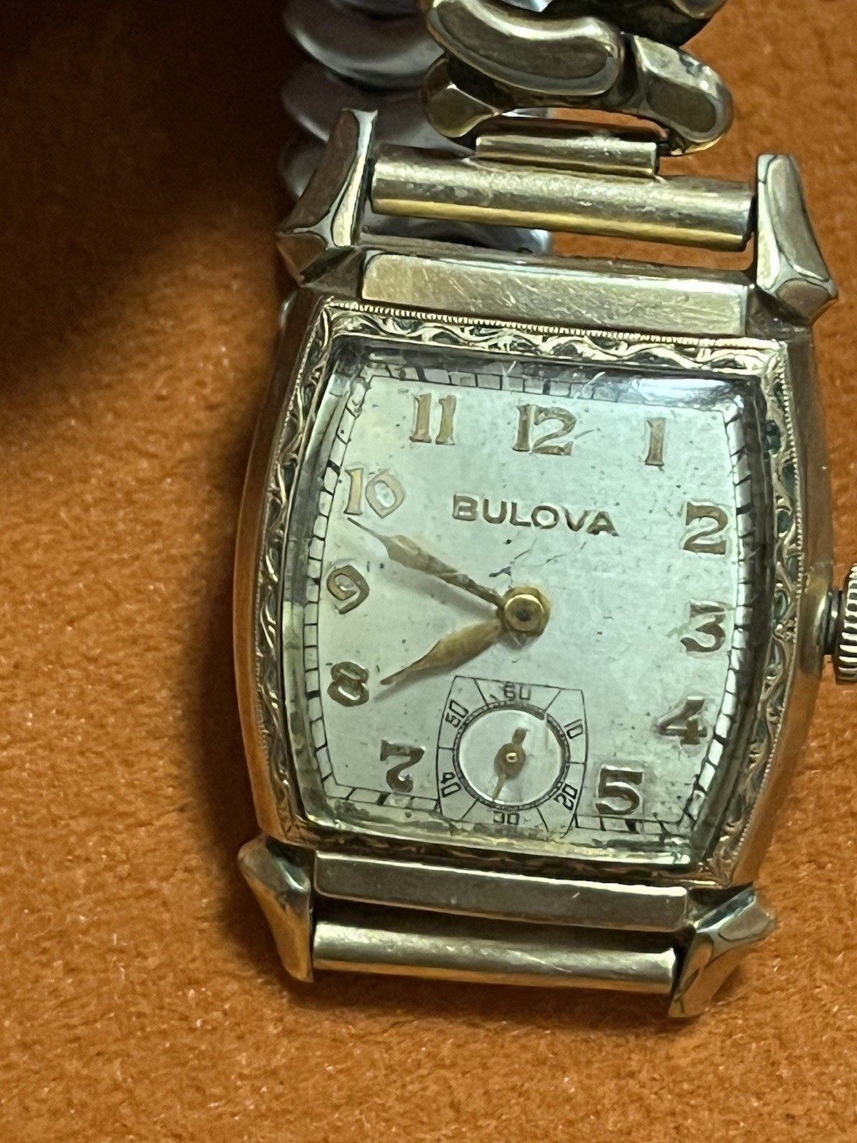 Lot of 2 Vintage 1970s Timex Viscount Automatic Men’s And 1940’s Bulova Cadet