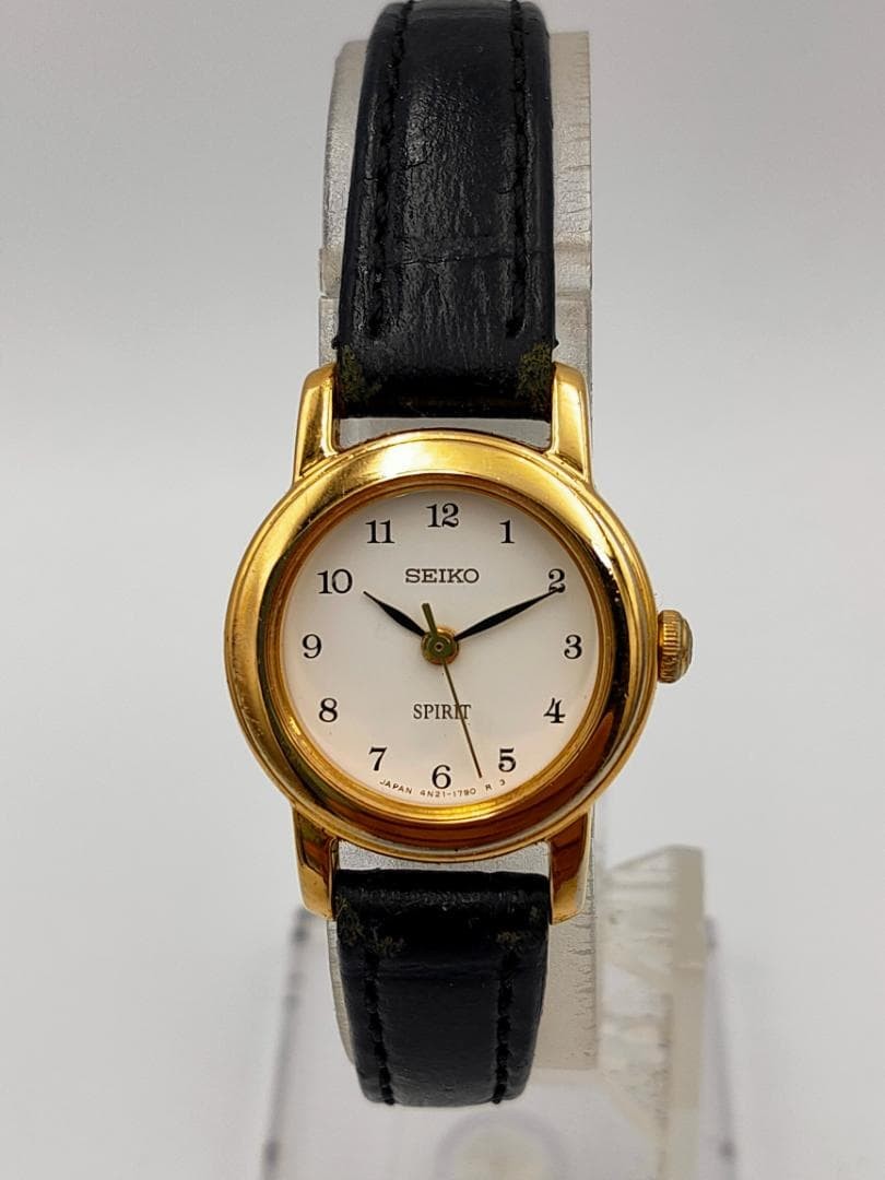 JUNK FOR PARTS Seiko Spirit 4N21-0890 Ladies Gold-Tone Quar Dead battery | Japan