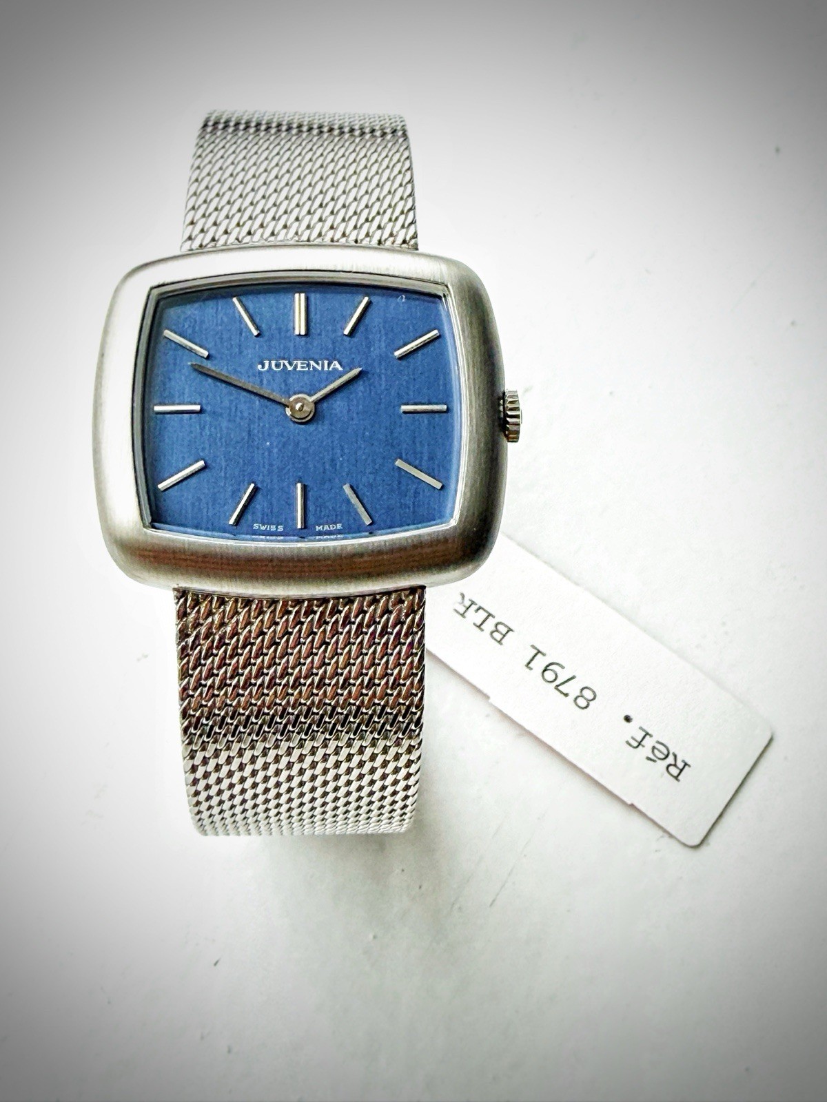 Rare Vintage JUVENIA 8791 BLR Mechanical Watch Swiss Old Stock Brand New