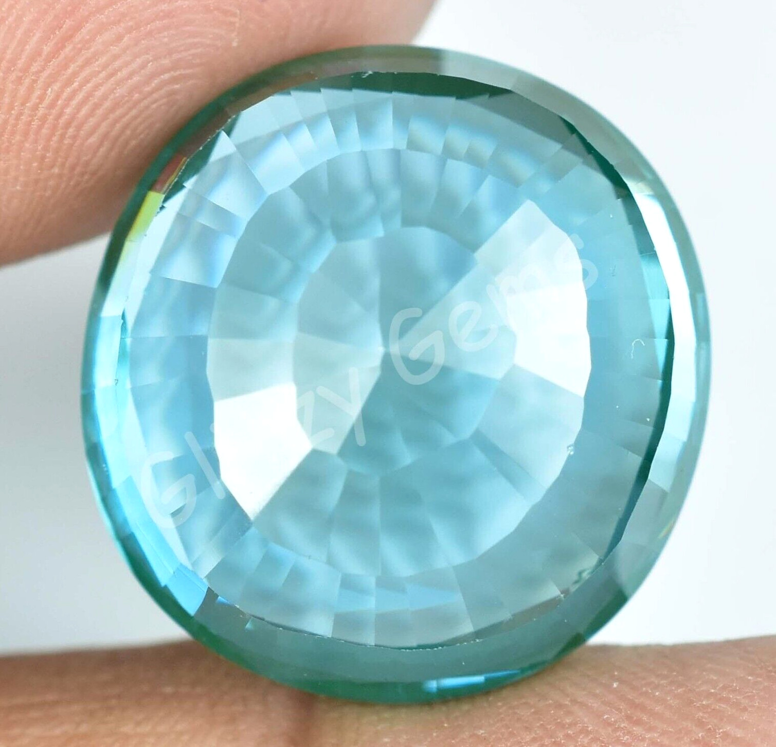 Natural 40.55 Ct Paraiba Tourmaline Greenish Neon Blue Copper Loose Gemstone