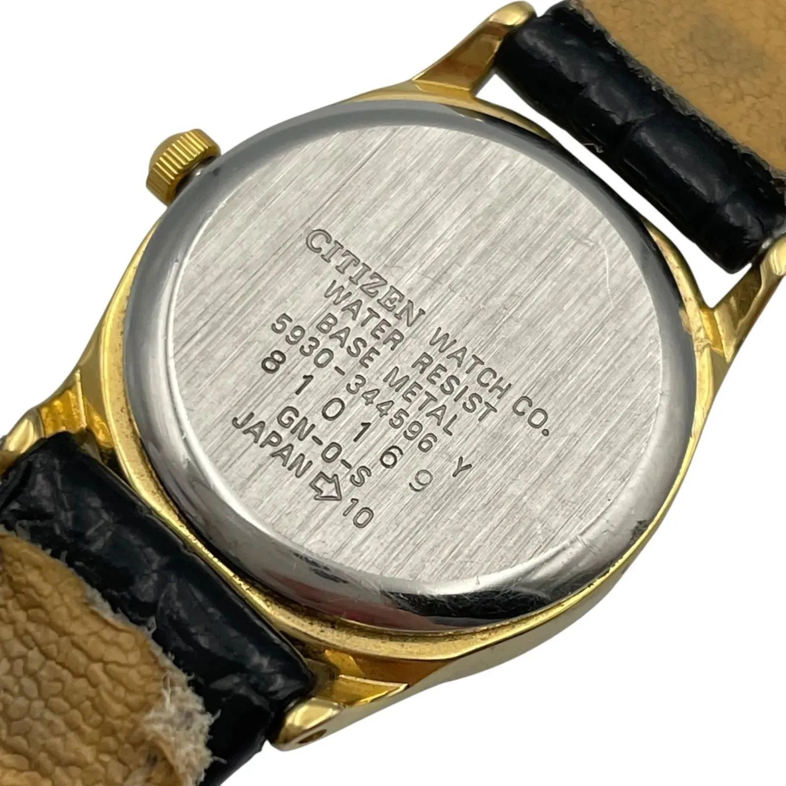 Working New Battery CITIZEN VIS A VIS 5930 344596 Y Quartz QZ 3 Hands Watch Ston
