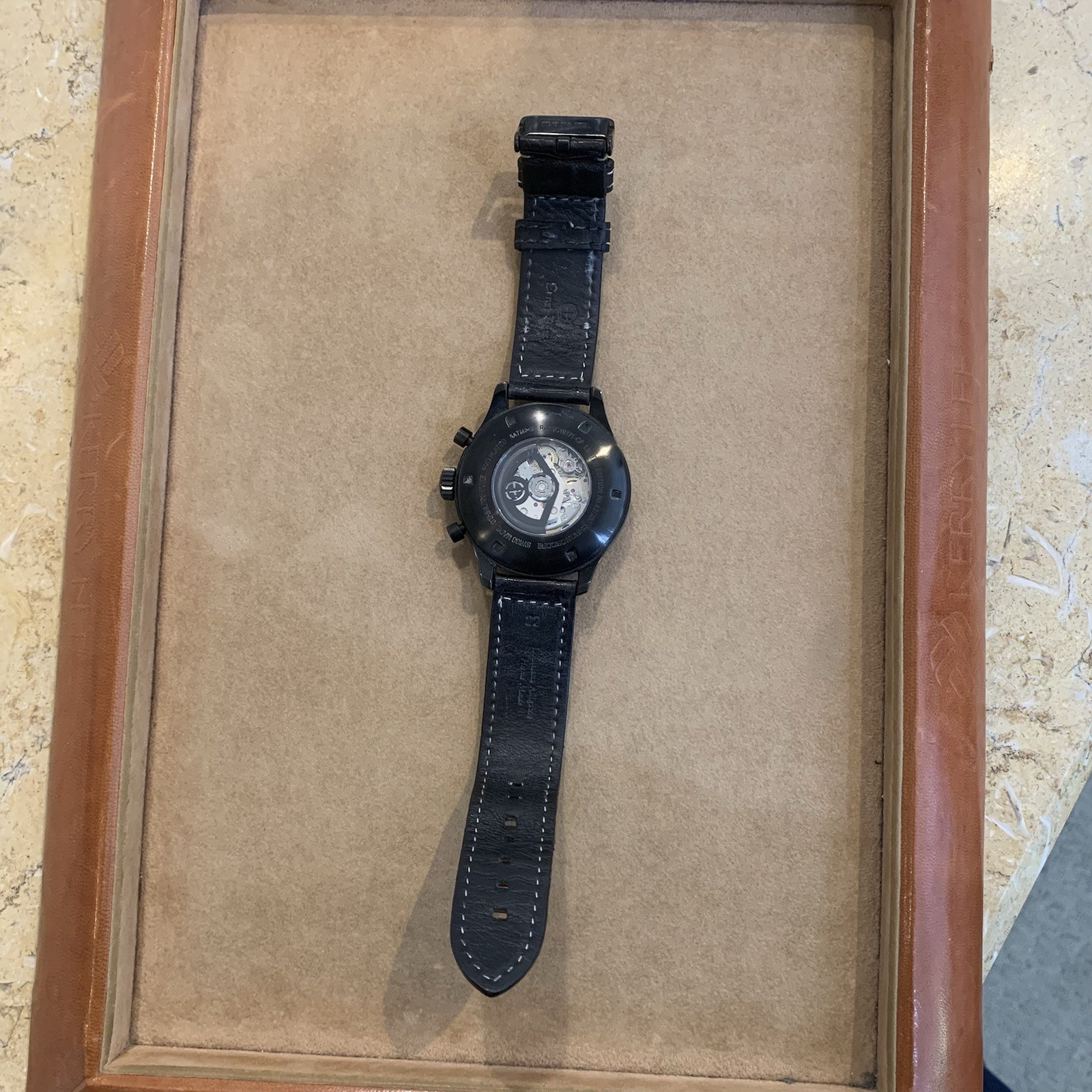 Ernst Benz Chronoscope Automatic Men’s Watch 47mm Black PVD